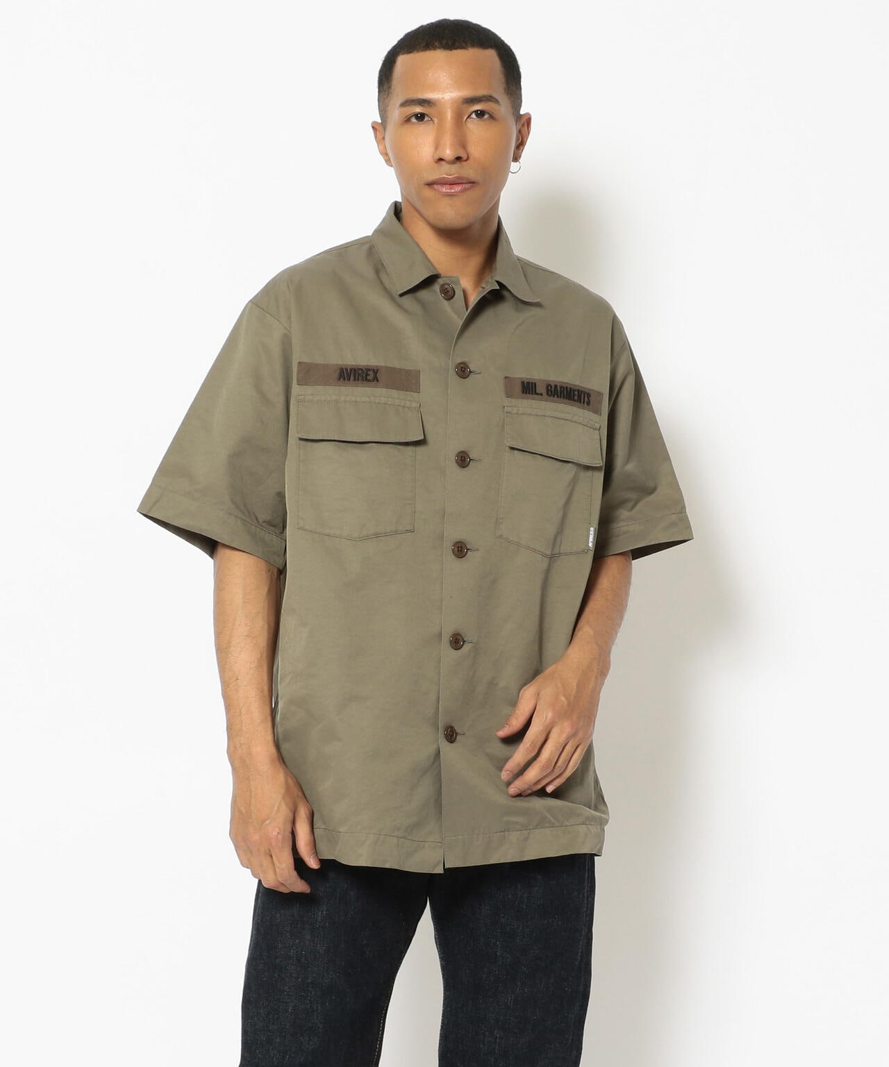 【Marvine Pontiak shirt】Military Shirt
