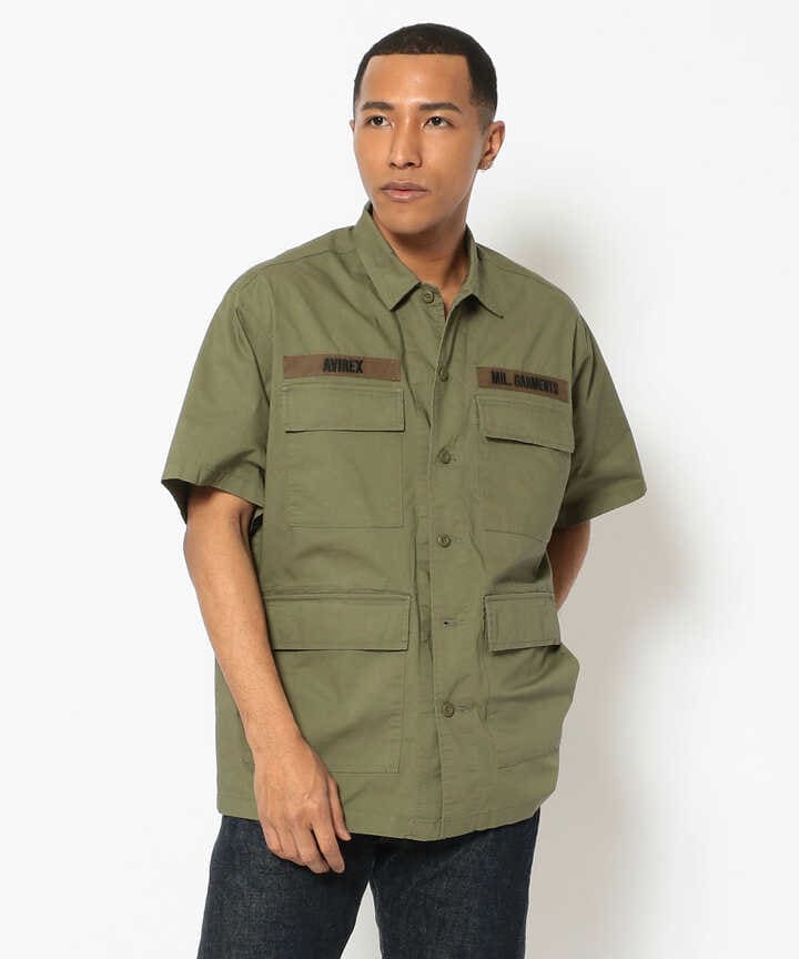 【MILITARY GARMENTS】バギーフィット B.D.U シャツ/BAGGY FIT B.D.U SHIRT