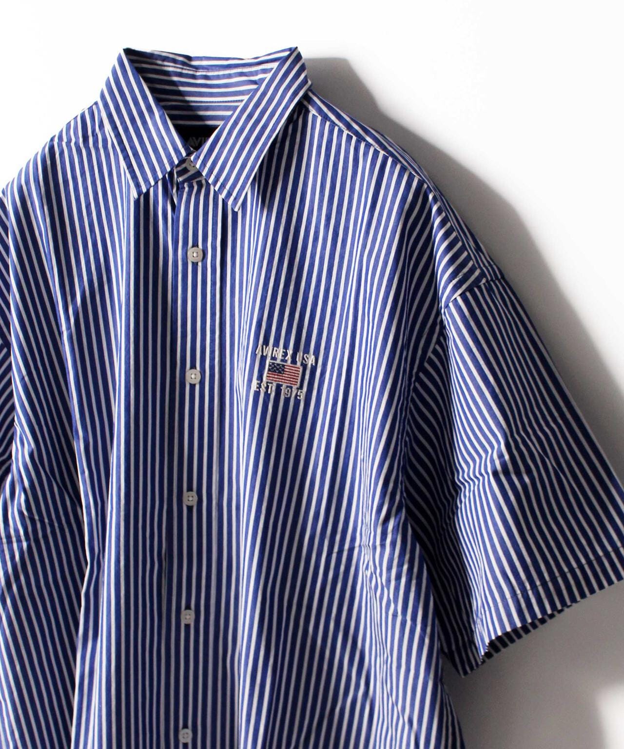 WEB&DEPOT限定】ワイド オックスフォード 半袖シャツ/ S/S WIDE OXFORD