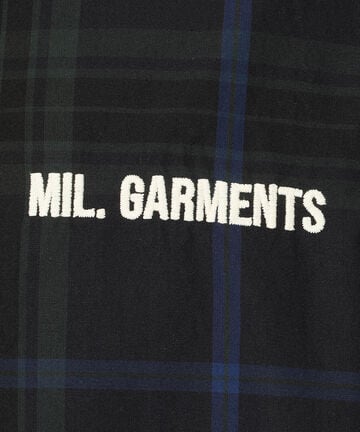 【MILITARY GARMENTS】バギーフィット チェックシャツ/BAGGY FIT CHECK SHIRT