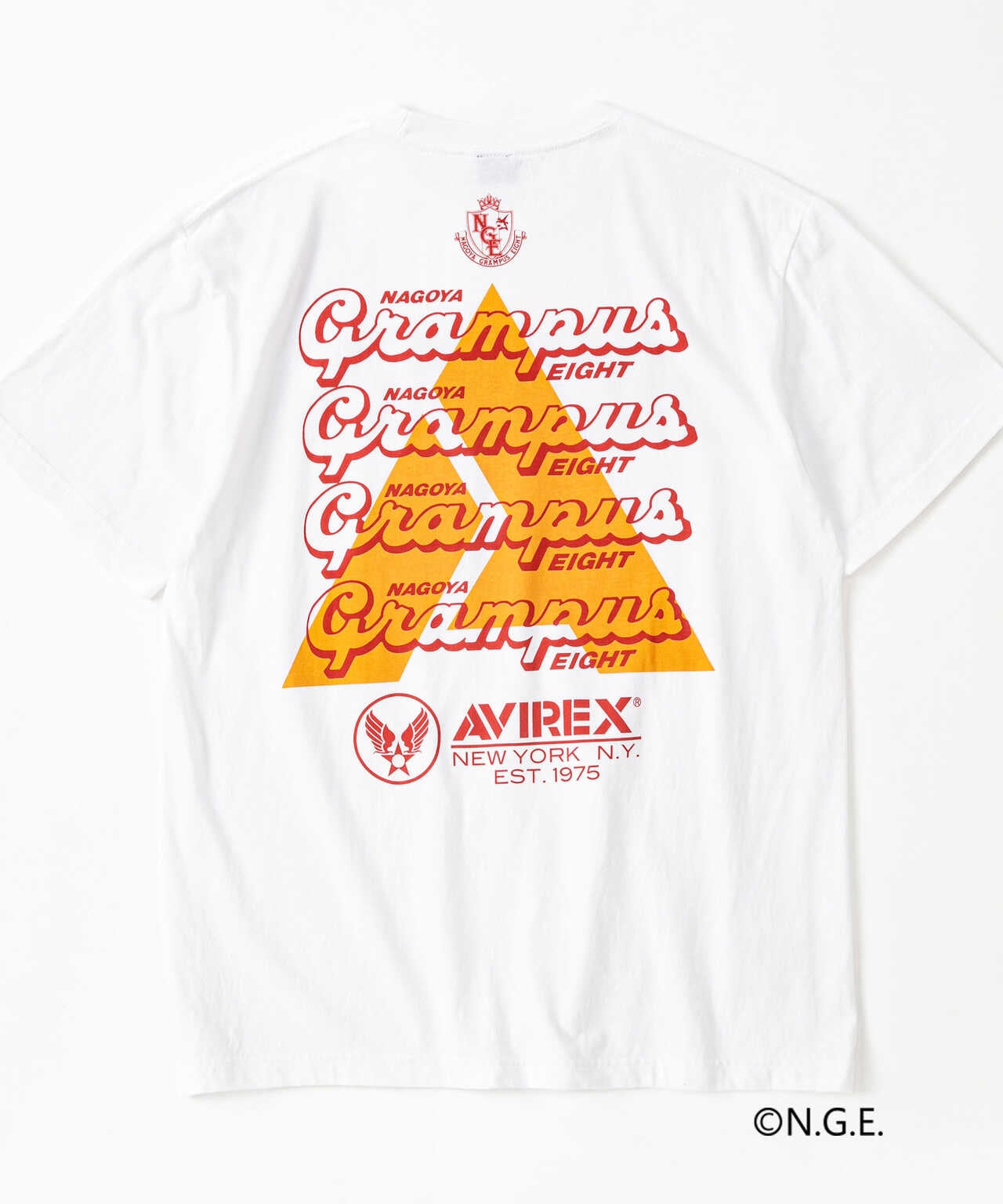 【GRAMPUS × AVIREX】グランパスエイト ロゴ Tシャツ / GRAMPUS EIGHT LOGO T-SHIRT