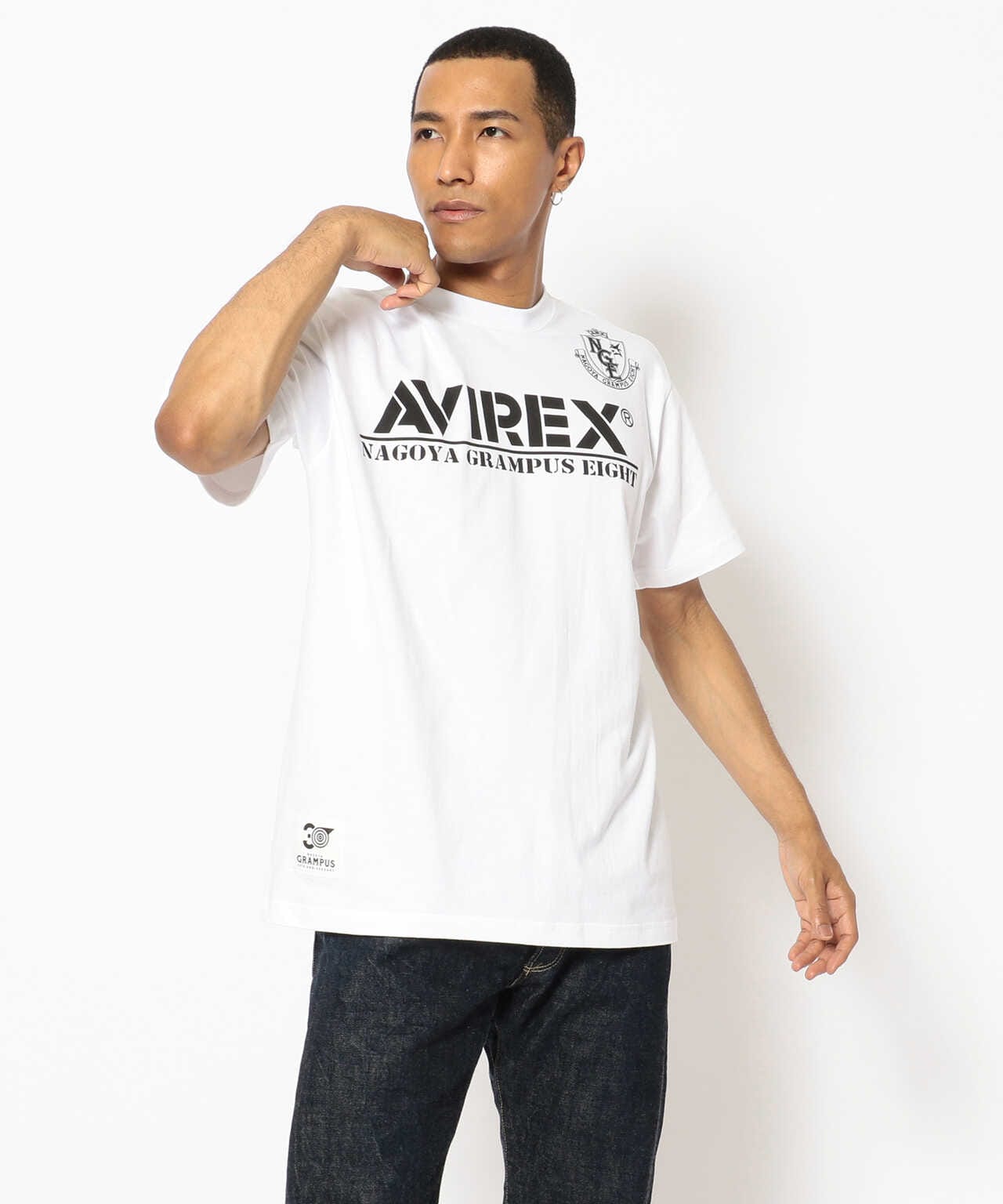 【GRAMPUS × AVIREX】グランパスくん Tシャツ / GRAMPUS-KUN T-SHIRT