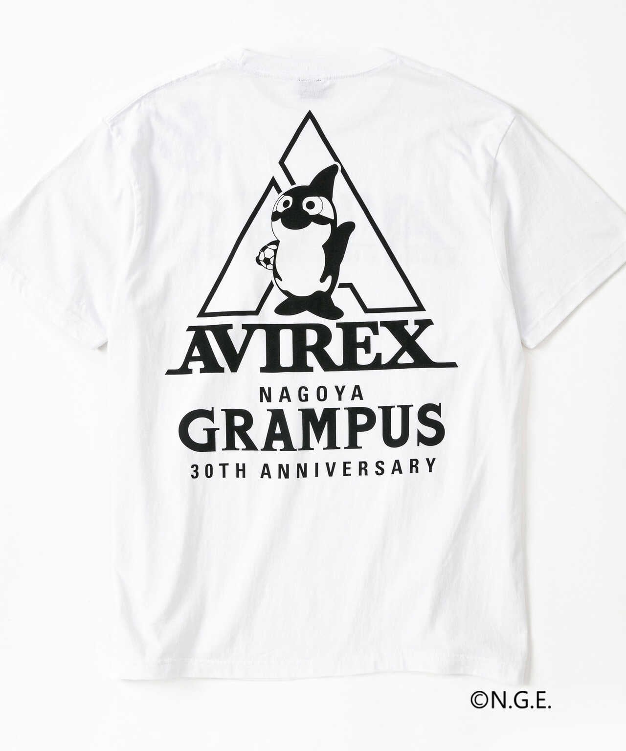 【GRAMPUS × AVIREX】グランパスくん Tシャツ / GRAMPUS-KUN T-SHIRT