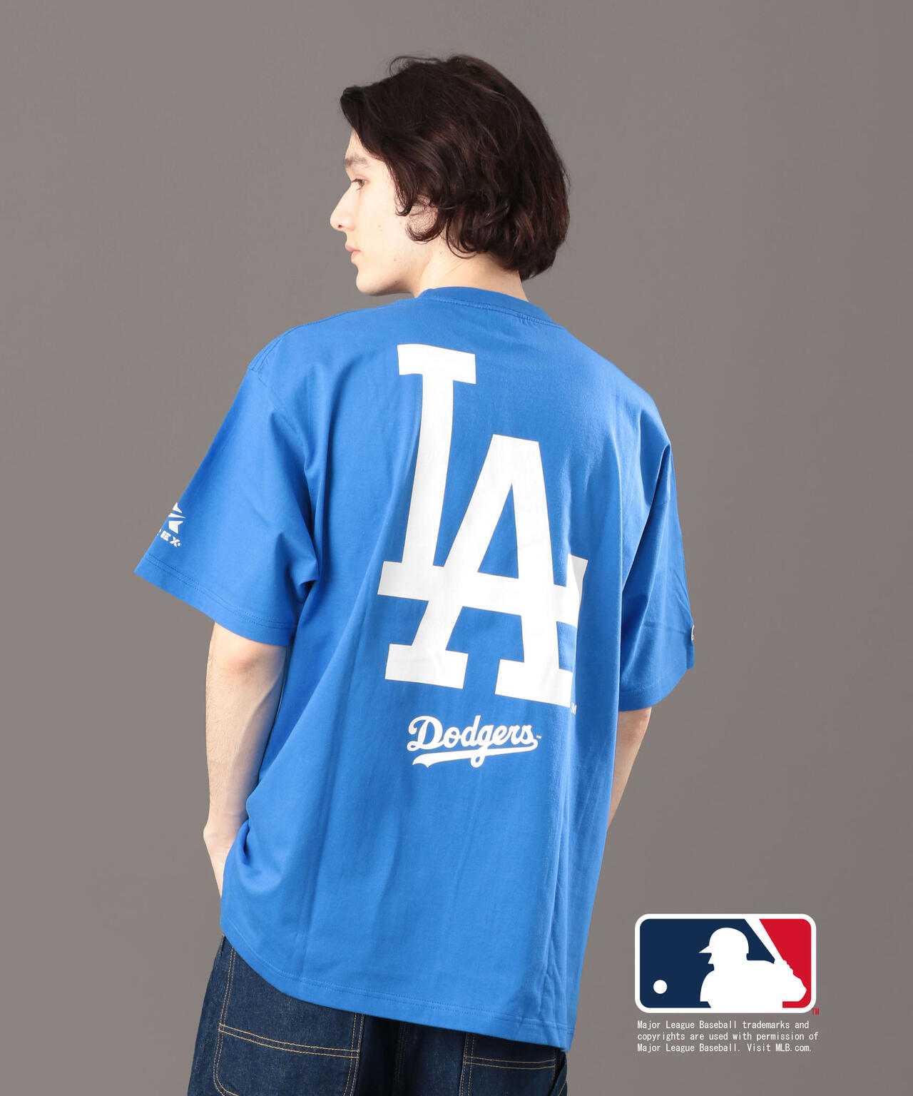MLB LA DODGERS Tシャツ　ブルー　XXLサイズ　アメリカ限定