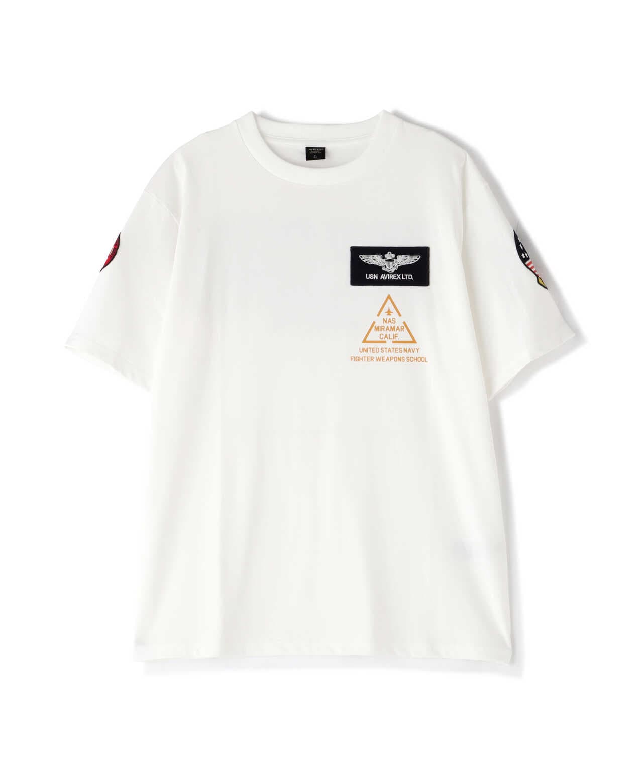 経典 AVIREX トップガン パッチ＆プリントTシャツ Lサイズ - Tシャツ/カットソー(半袖/袖なし) - www.indiashopps.com