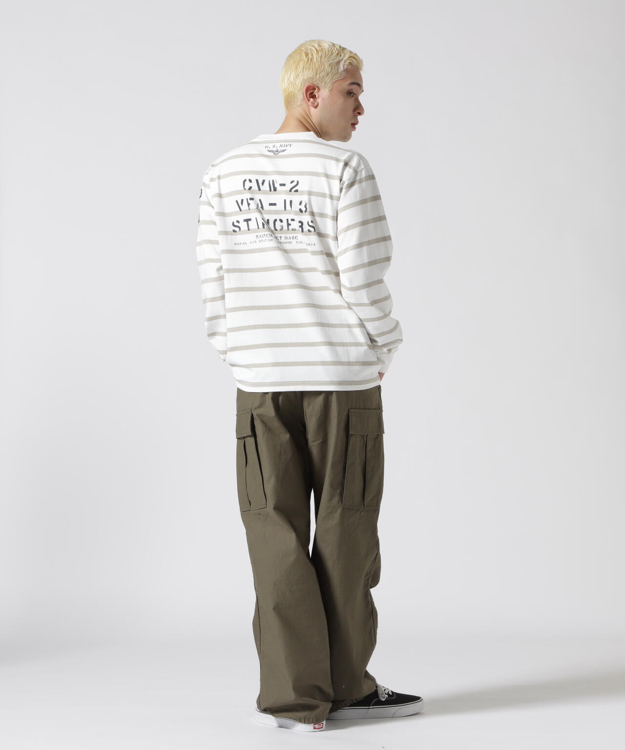 ネイバル パッチ ロングスリーブ Tシャツ/NAVAL PATCH LONG SLEEVE T-SHIRT