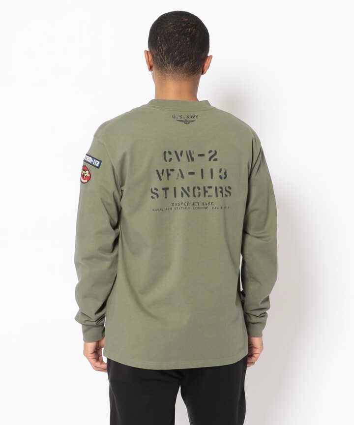 ネイバル パッチ ロングスリーブ Tシャツ/NAVAL PATCH LONG SLEEVE T-SHIRT