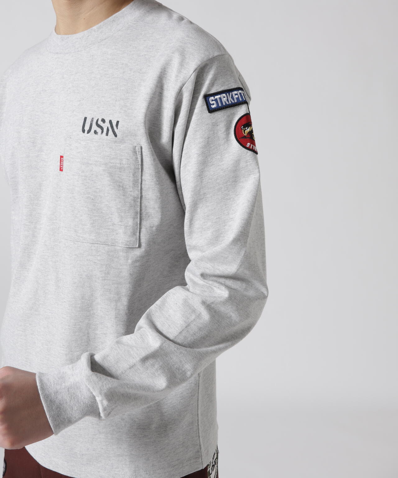 ネイバル パッチ ロングスリーブ Tシャツ/NAVAL PATCH LONG SLEEVE T-SHIRT