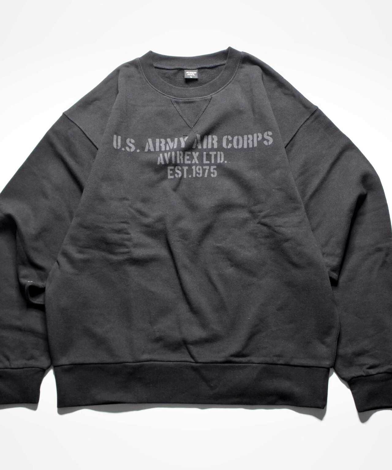 【直営店限定】エアフォース クルーネック スウェット/AIR FORCE CREW SWEAT