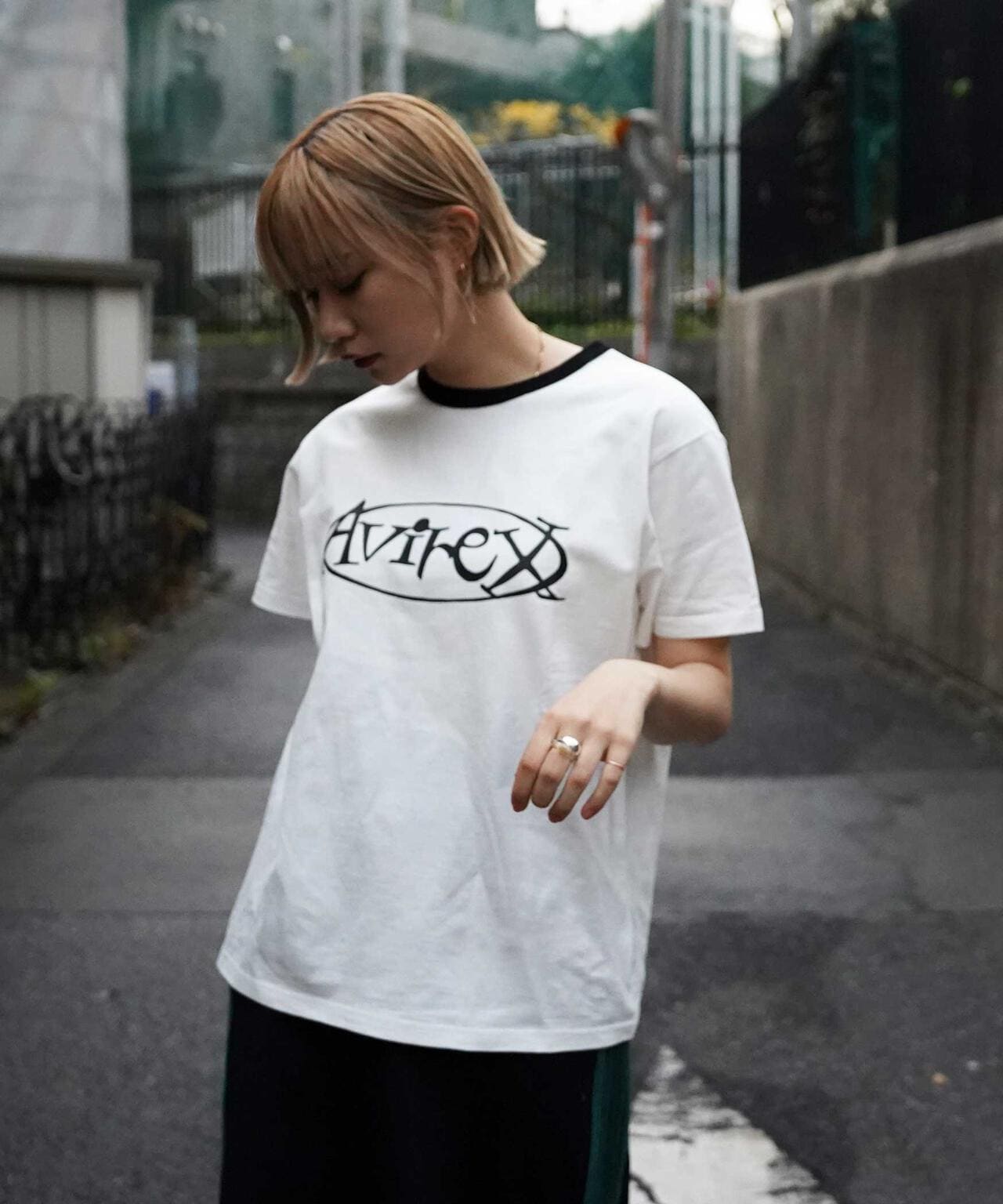 WEB&DEPOT限定】アヴィレックス リンガーTシャツ/AVIREX RINGER T