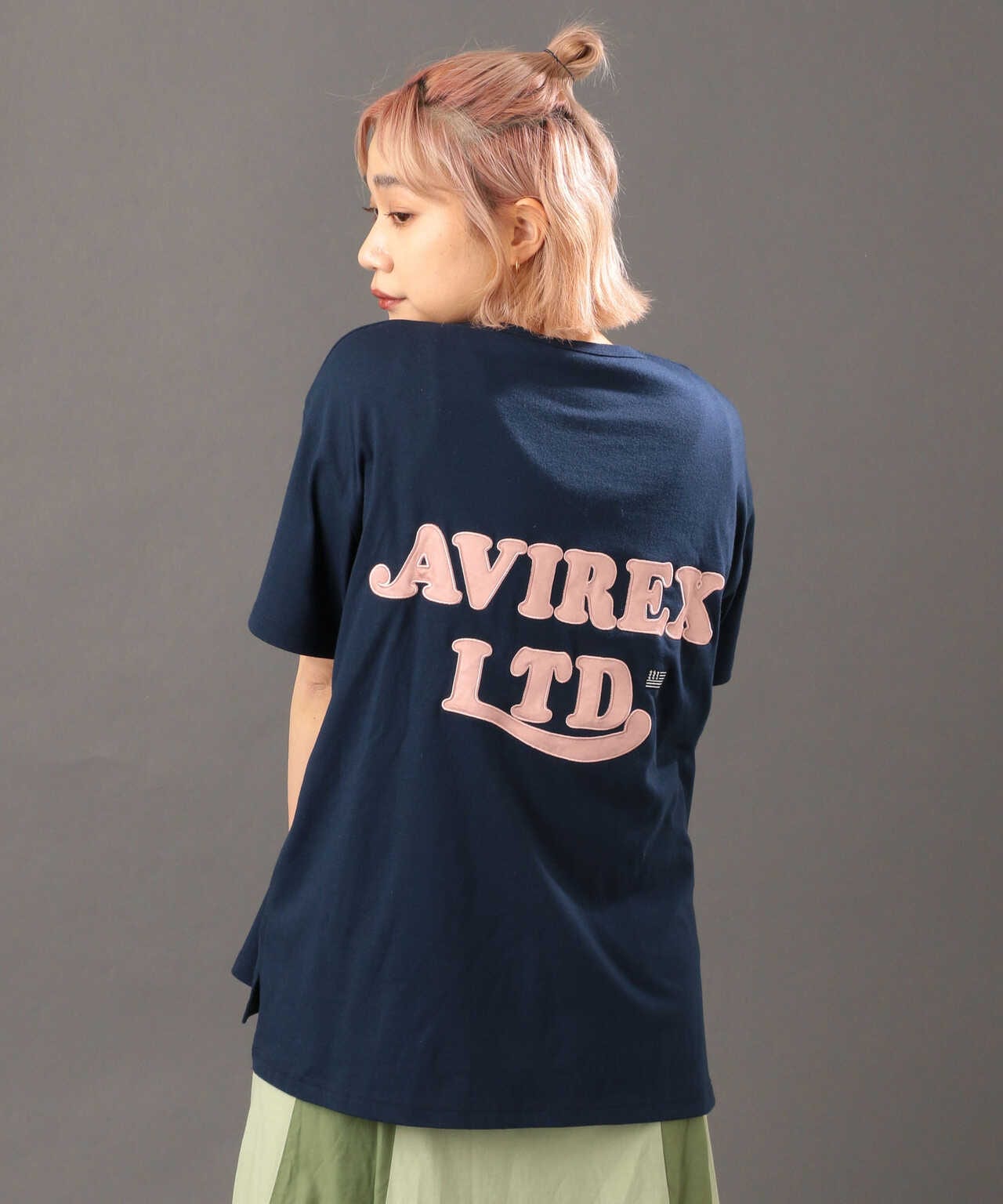 SATIN WAPPEN T-SHIRT/ サテンワッペンティーシャツ | AVIREX 