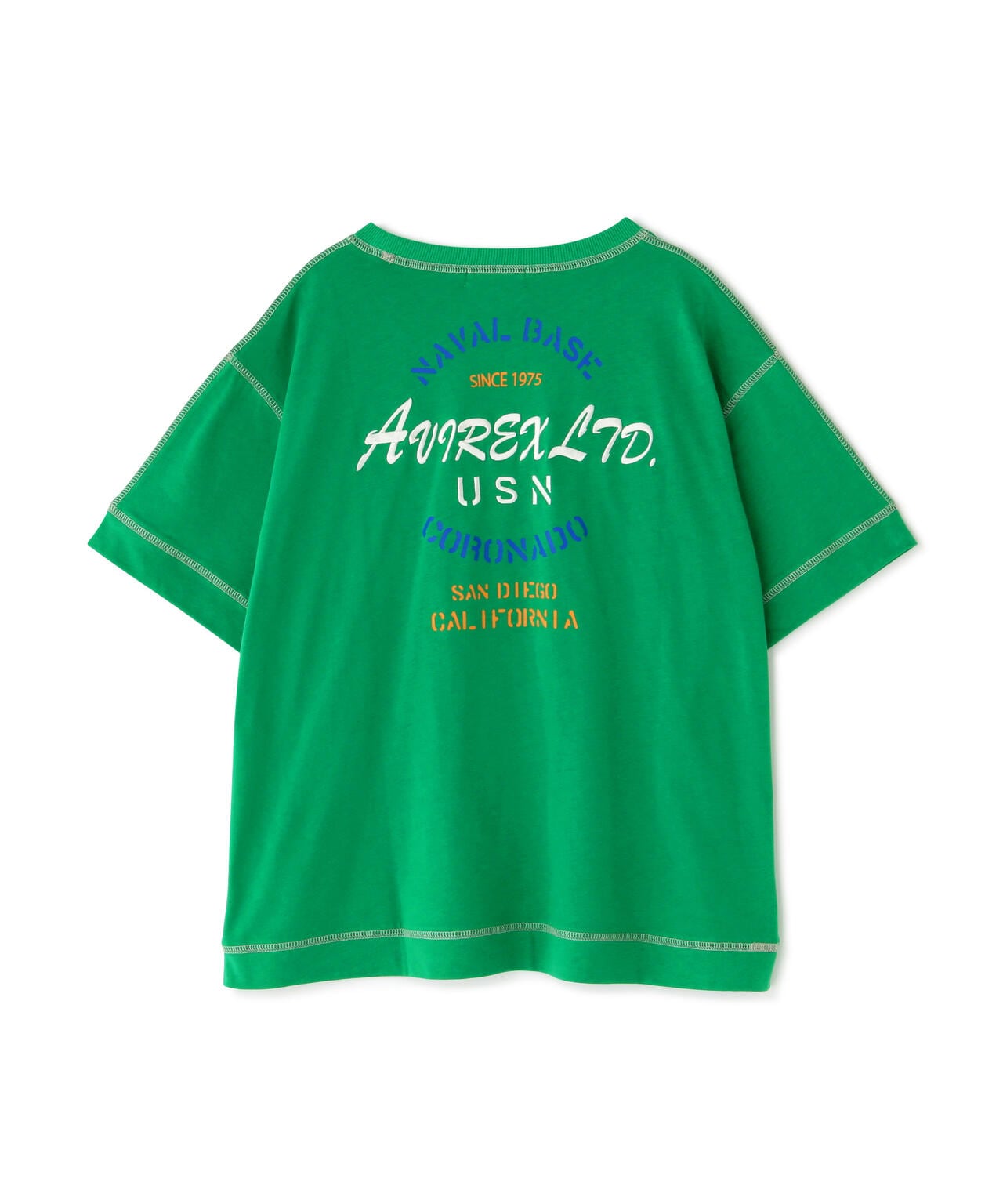 直営店限定】ステッチ カラー Tシャツ/STITCH COLOR T-SHIRT | AVIREX