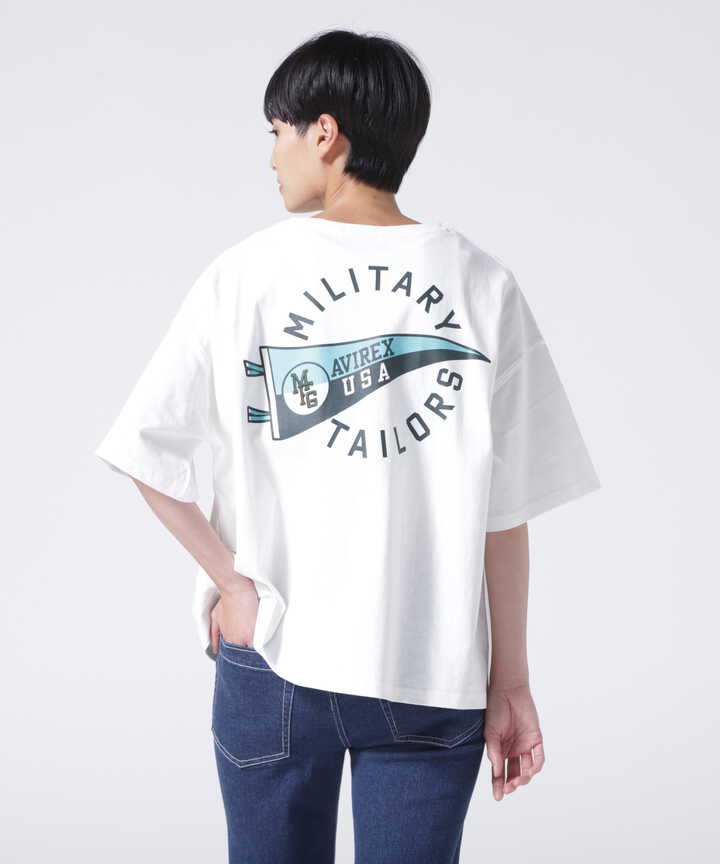 PENNANT PRINT T-SHIRT/ ペナントプリントTシャツ | AVIREX 