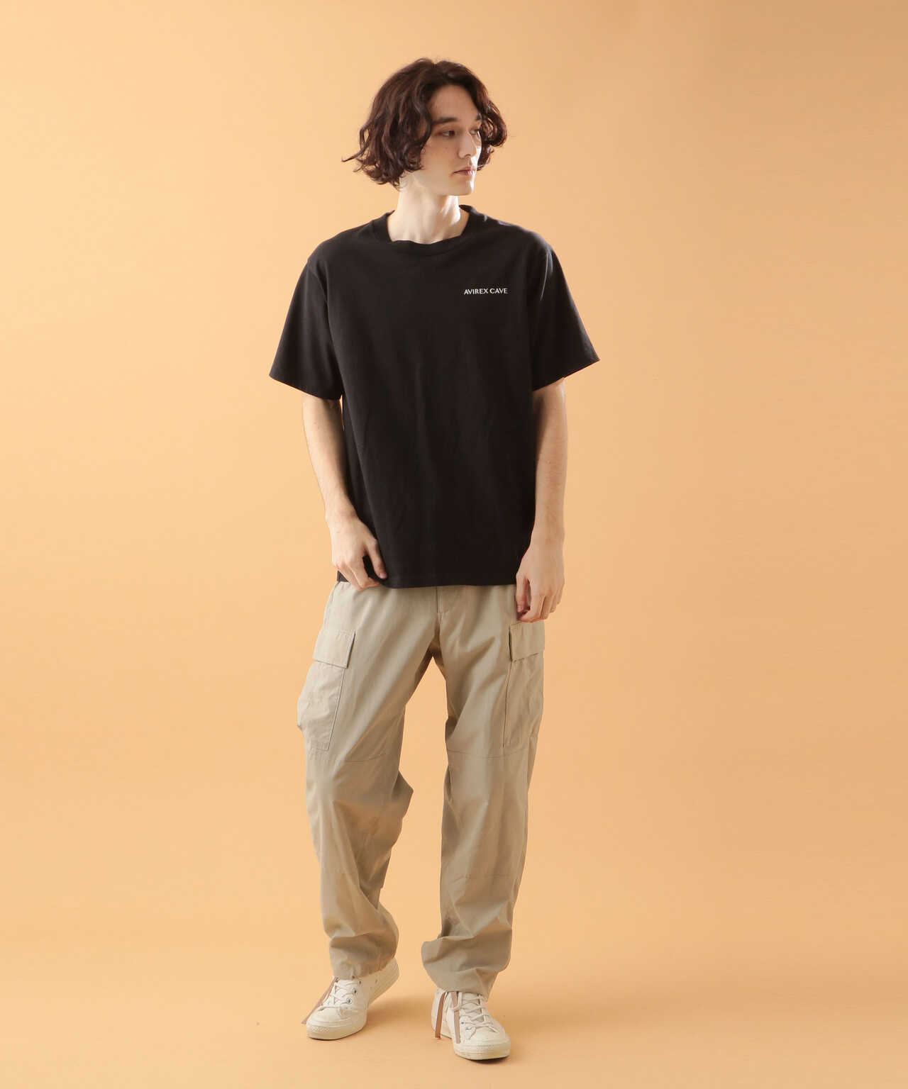 MENS EMBROIDERY T-SHIRT / エンブロイダリーTシャツ-