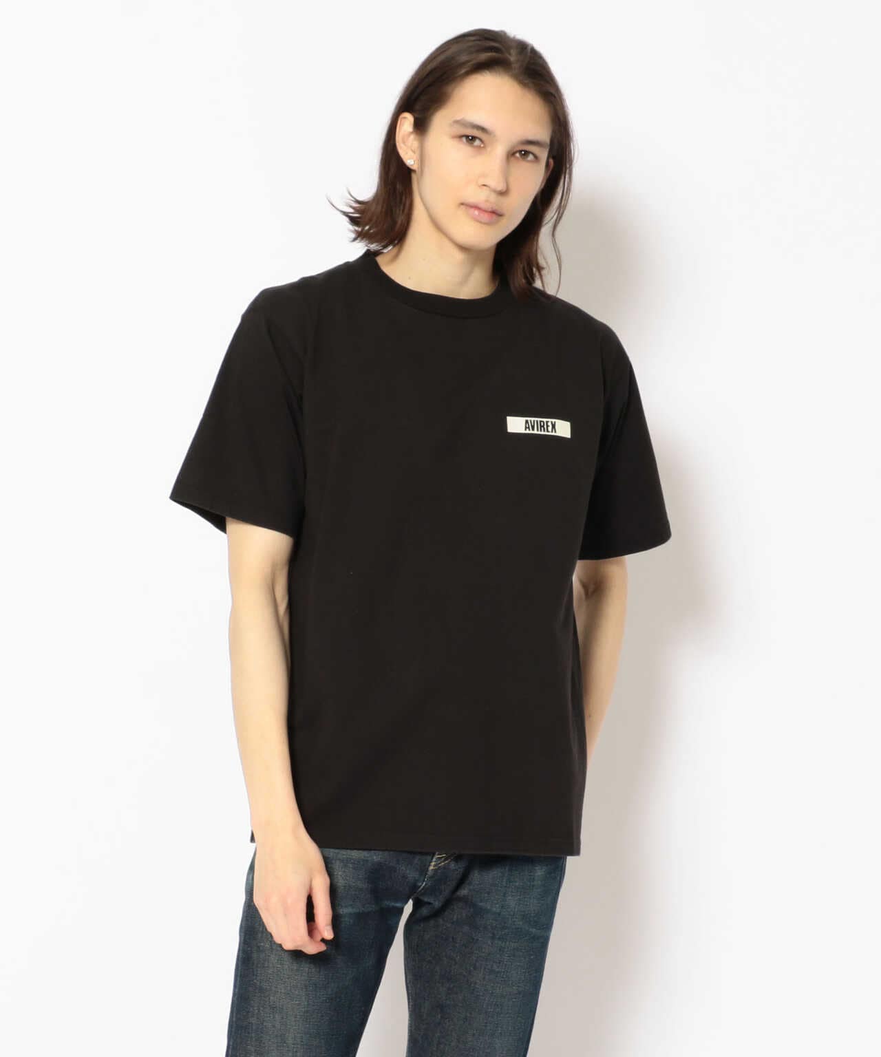 ヘビーオンス EMB Tシャツ アヴィレックス/HEAVY OZ EMBROIDERY T