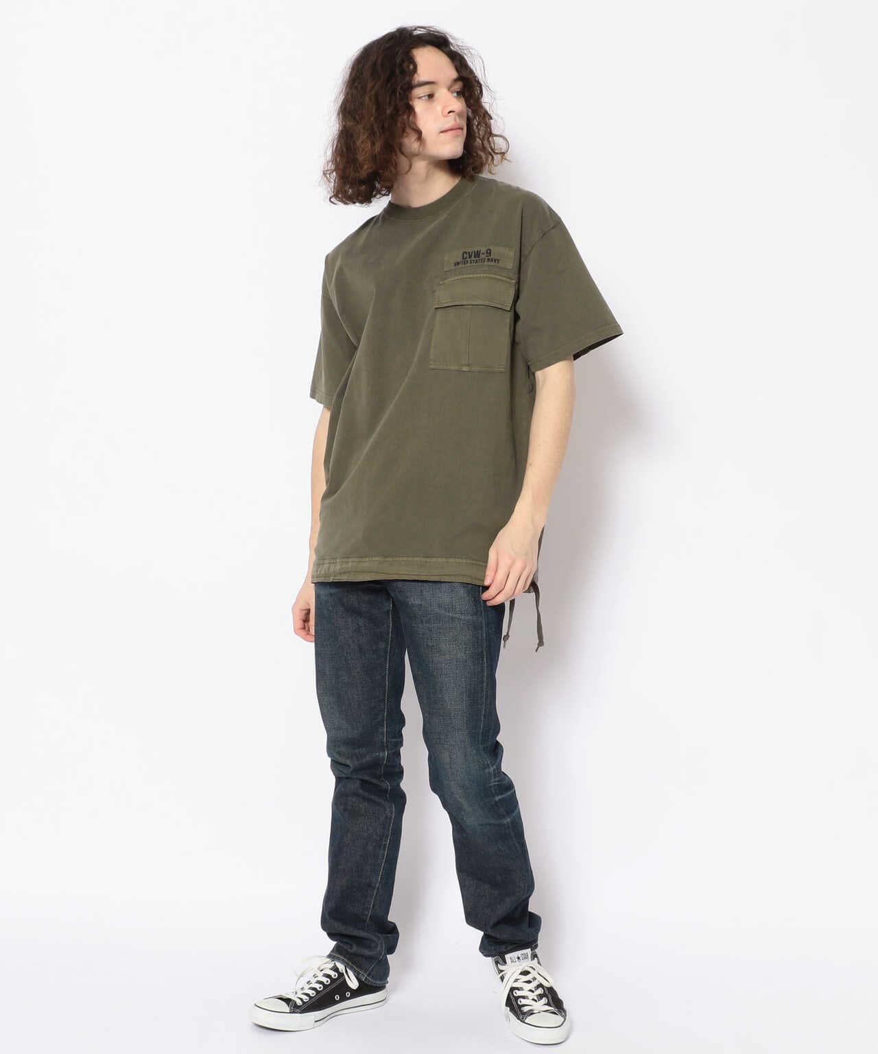 フェイド ウォッシュ ルーズ フィット ミリタリー ポケット Tシャツ/FADE WASH LOOSE FIT POCKET Tee | AVIREX  ( アヴィレックス ) | US ONLINE STORE（US オンラインストア）