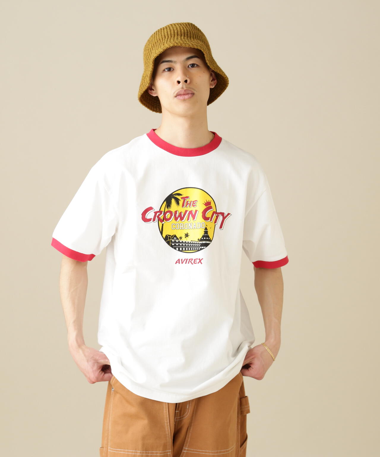 WEB&DEPOT限定】リンガーTシャツ/RINGER T-SHIRT/Tシャツ | AVIREX ( アヴィレックス ) | US ONLINE  STORE（US オンラインストア）