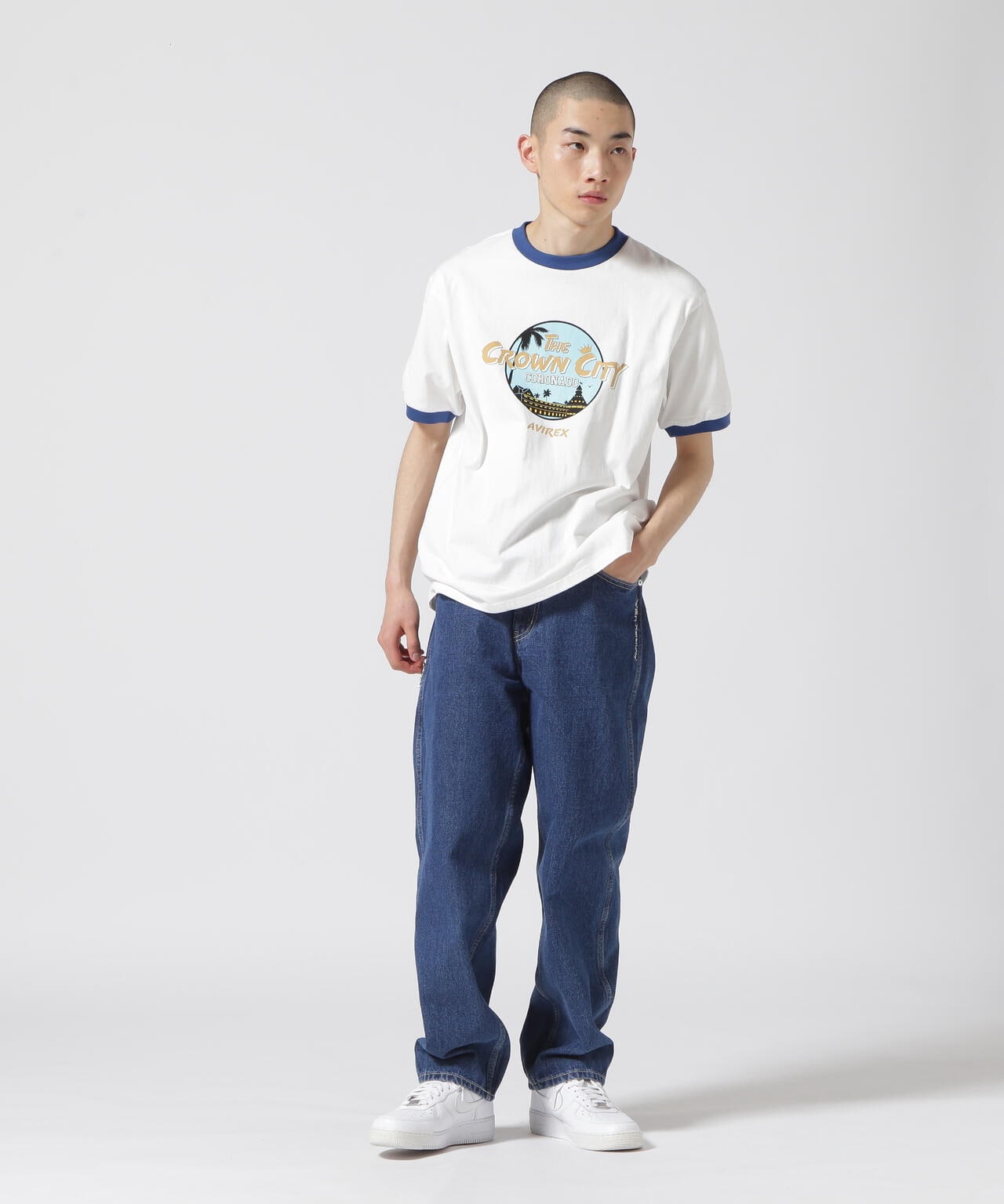 WEB&DEPOT限定】リンガーTシャツ/RINGER T-SHIRT/Tシャツ | AVIREX ( アヴィレックス ) | US ONLINE  STORE（US オンラインストア）