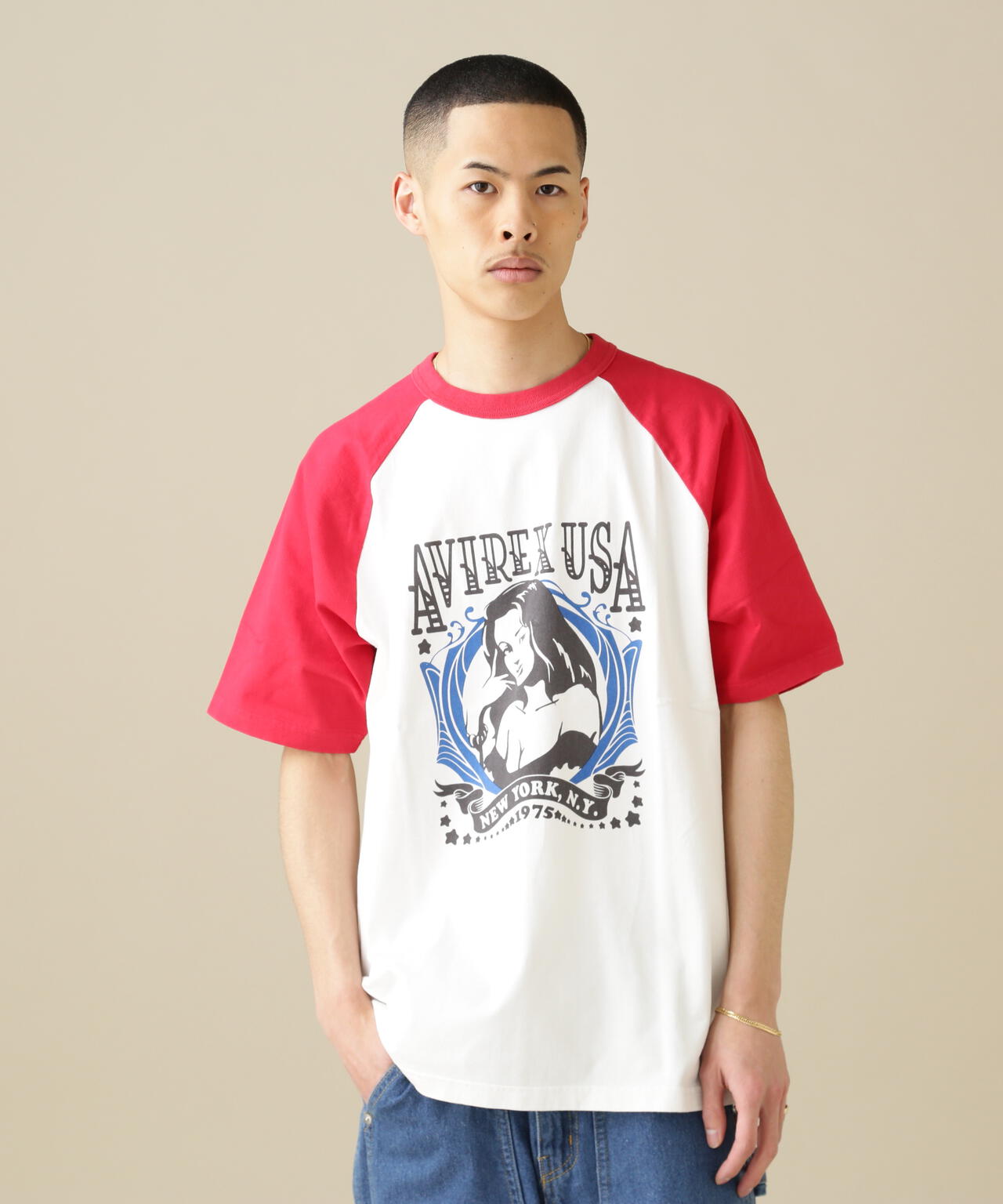 WEB&DEPOT限定】ラグラン Tシャツ/RAGLAN T-SHIRT | AVIREX 