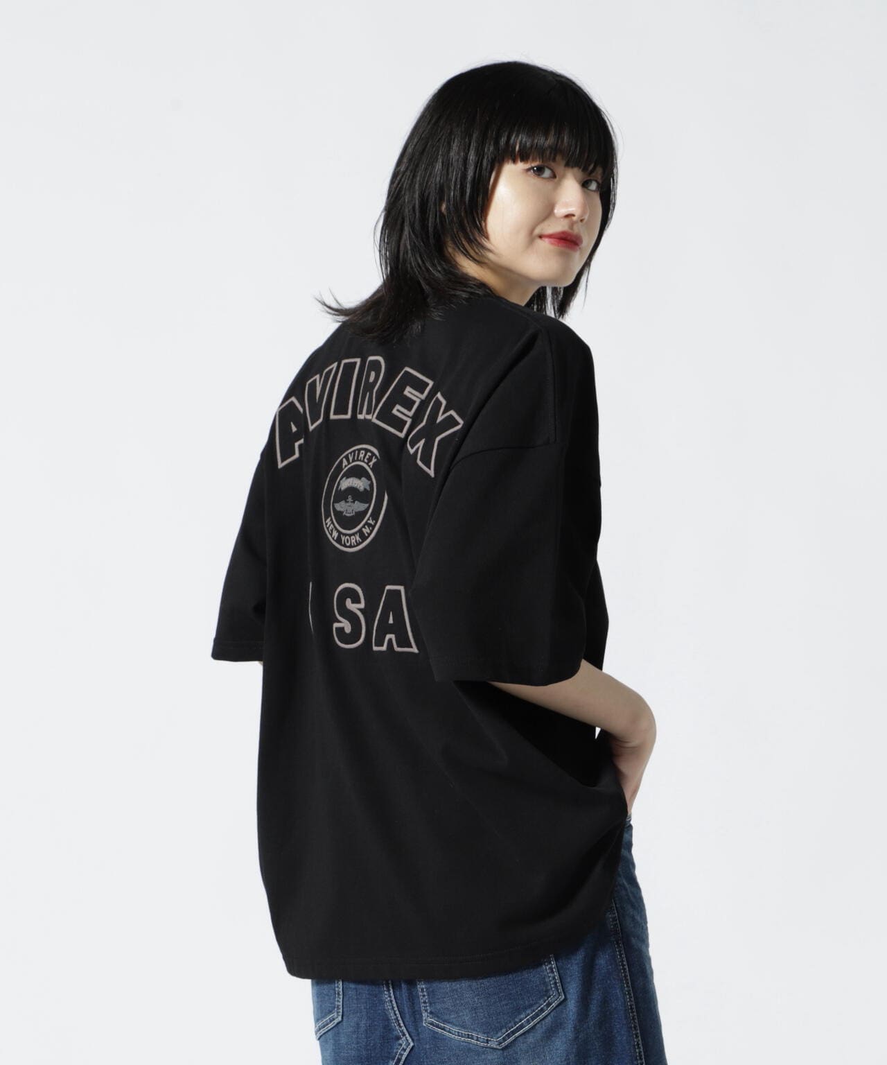 【直営店限定】VARSITY LOGO T-SHIRT/ バーシティーロゴティーシャツ