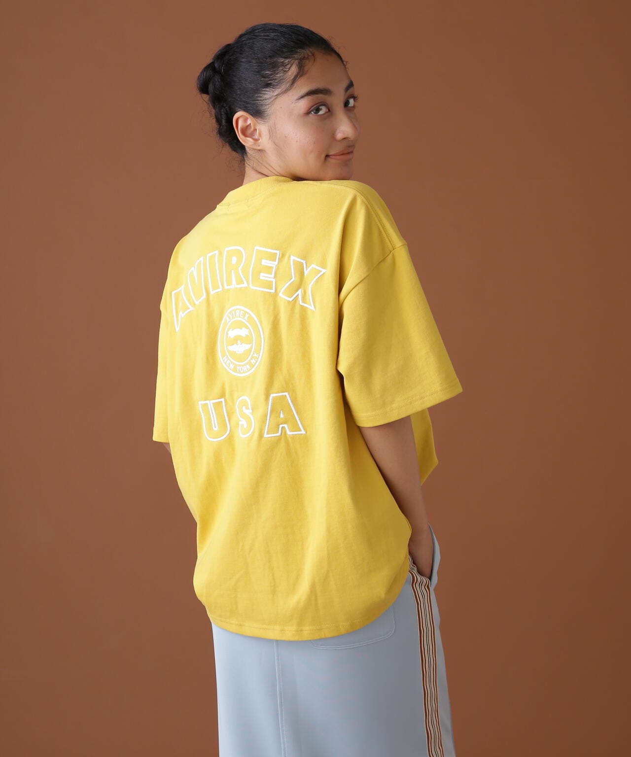 【直営店限定】VARSITY LOGO T-SHIRT/ バーシティーロゴティーシャツ