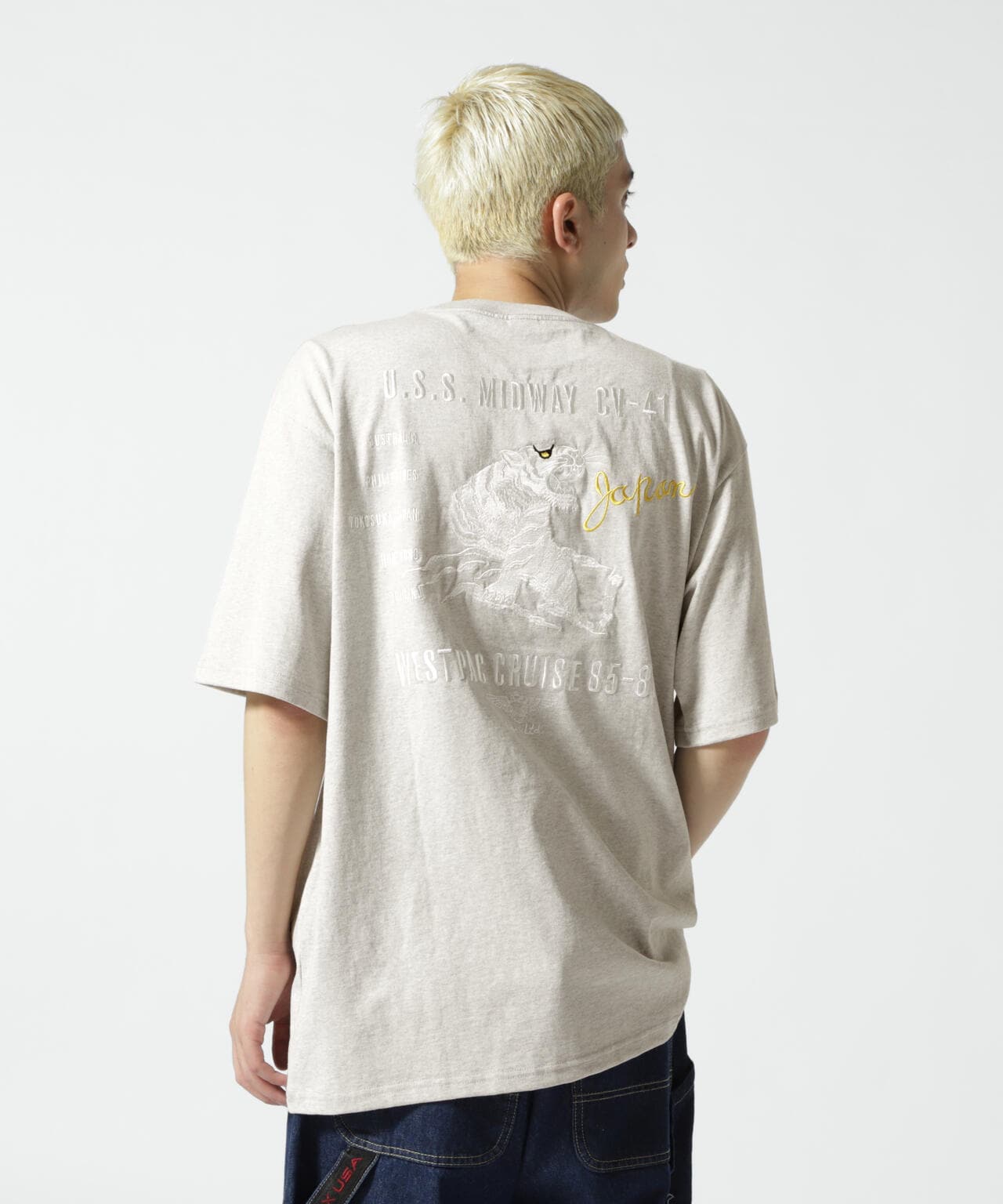 直営店限定》スーベニア ホワイト タイガー Tシャツ / SOUVENIR EHITE 