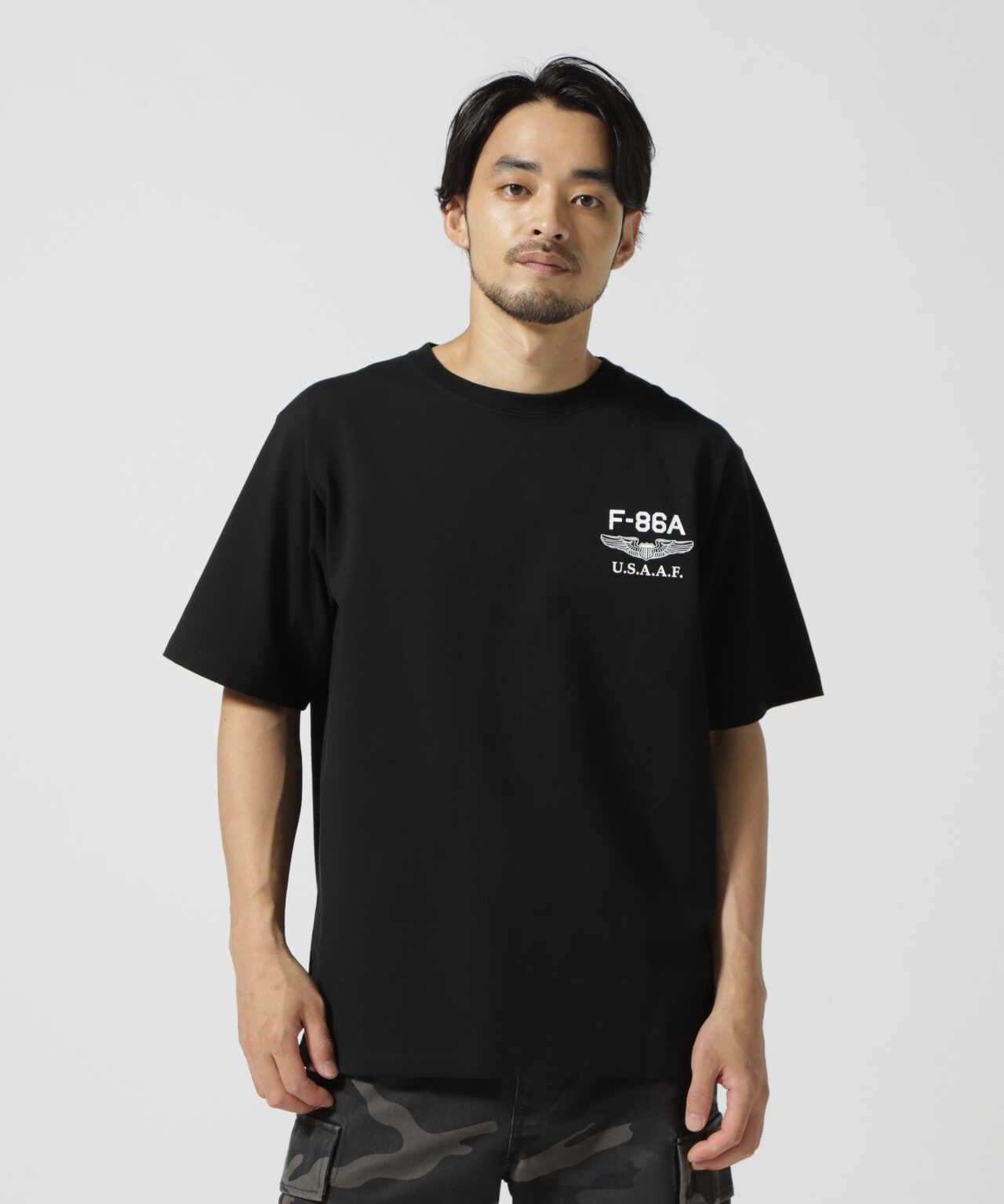 WEB&DEPOT限定】EMBROIDERY S/S T-SHIRT FLYING SHARKS | AVIREX