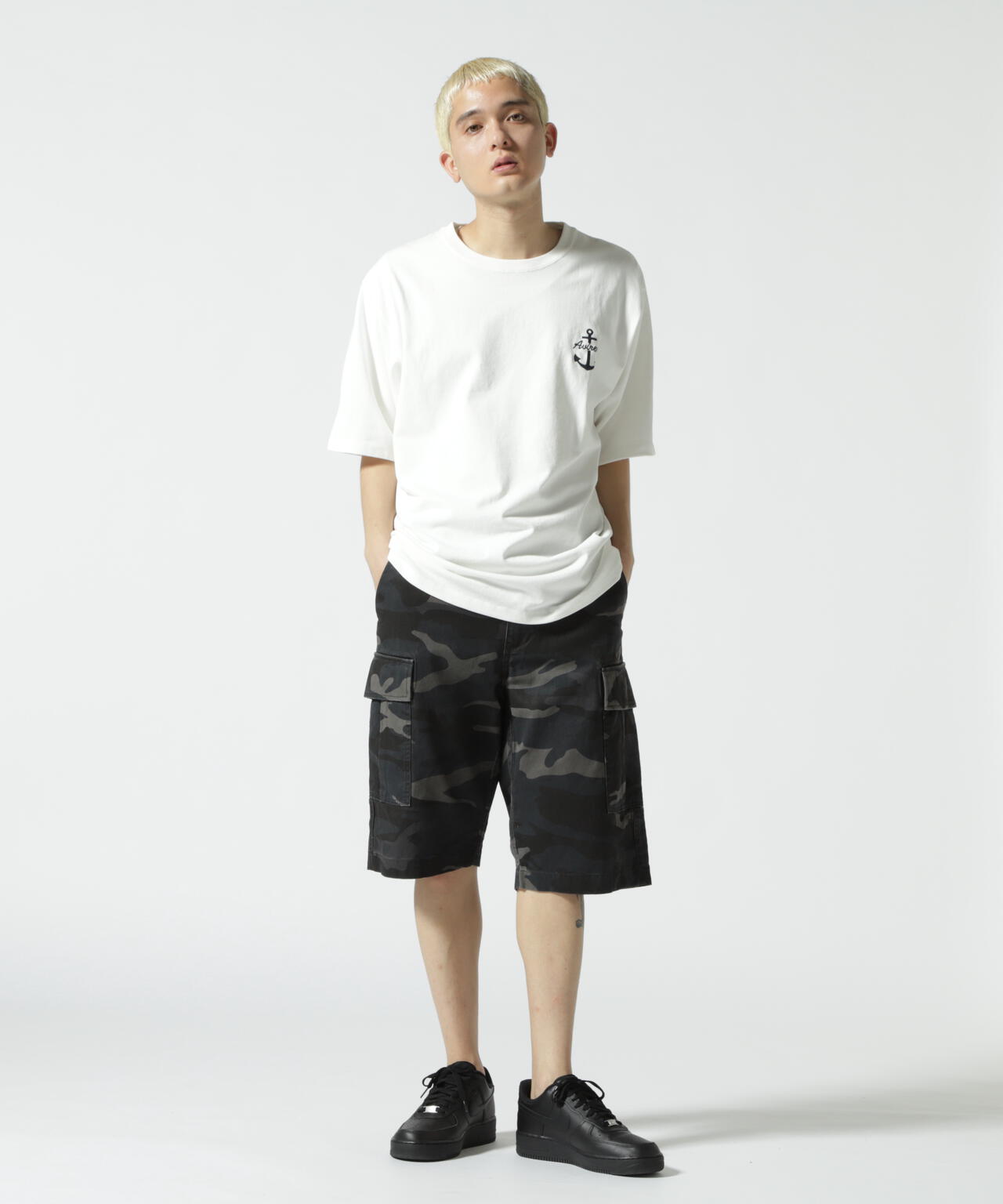 sheller】シェリエ サイドZIPタックショートパンツ