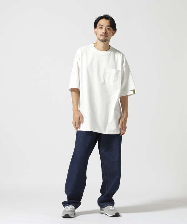 【WEB&DEPOT限定】 EMBROIDERY TAPING & TAPING POCKET CREW NECK T-SHIRT