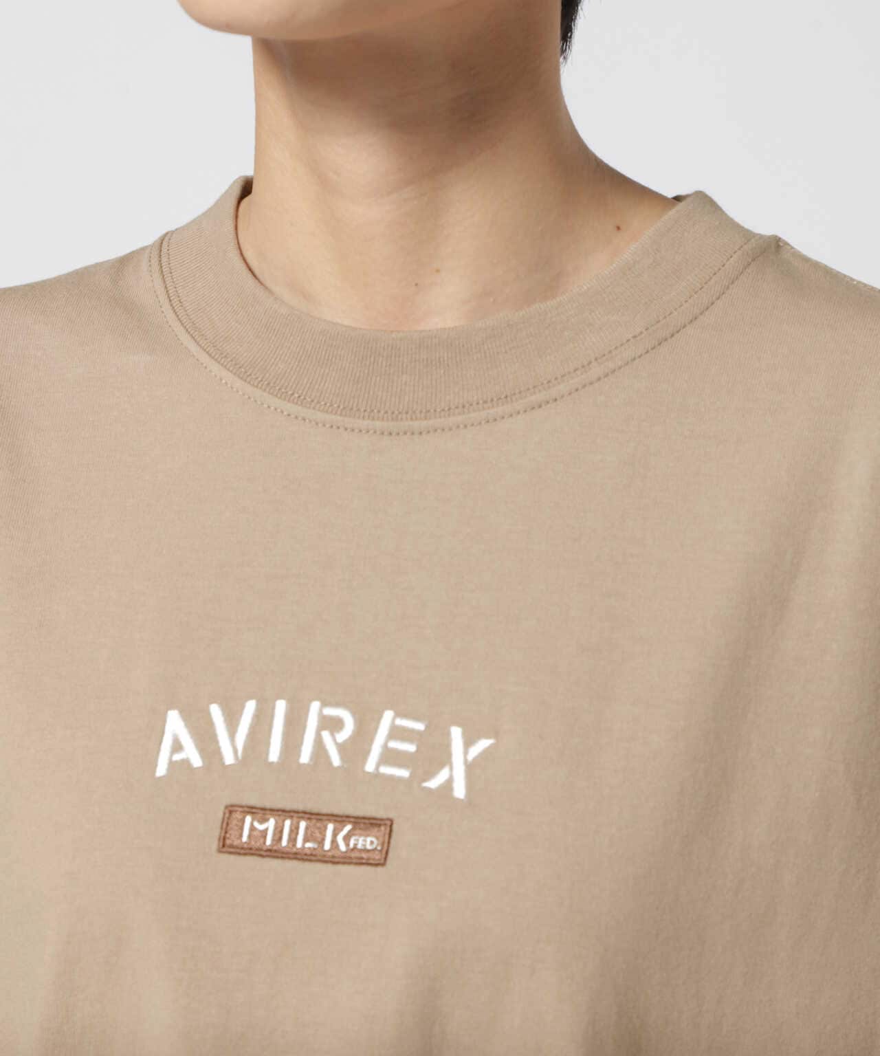 AVIREX × MILKFED.】ロゴ Tシャツ/ LOGO T-SHIRT / アヴィレックス 