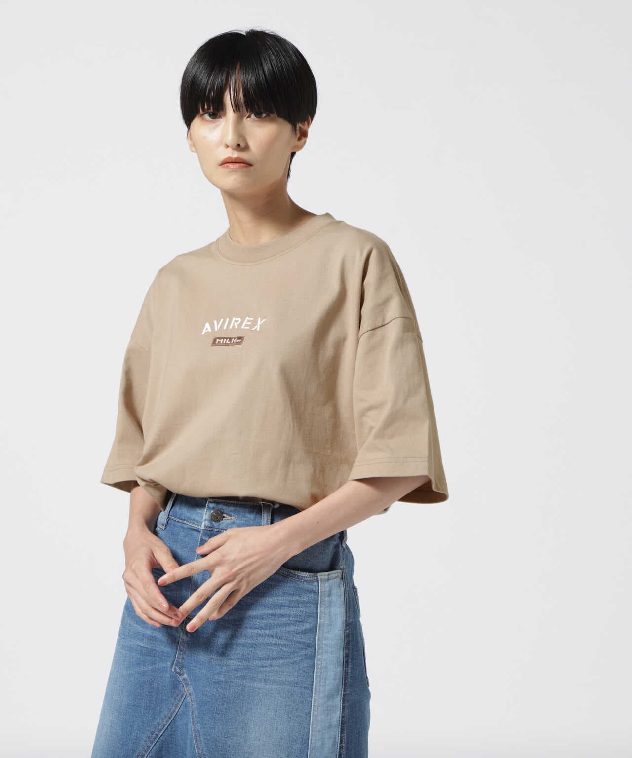 AVIREX × MILKFED.】ロゴ Tシャツ/ LOGO T-SHIRT / アヴィレックス