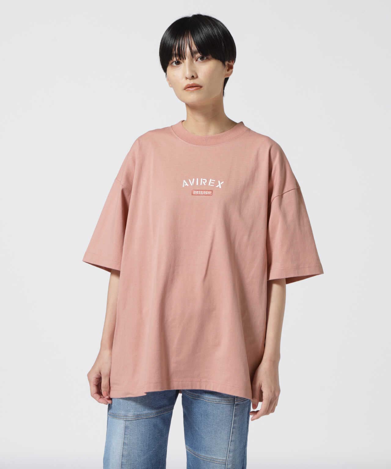 AVIREX × MILKFED.】ロゴ Tシャツ/ LOGO T-SHIRT / アヴィレックス