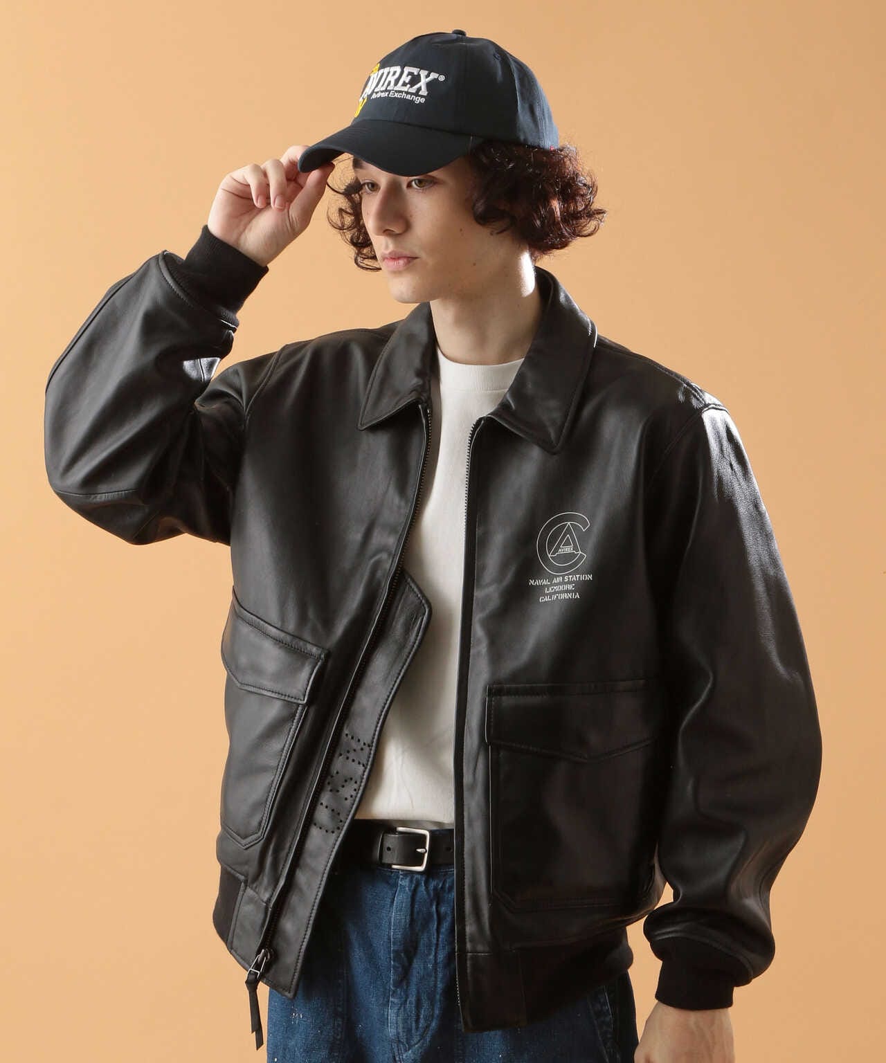 AVIAVIREX Flight Leather Jacket G-1