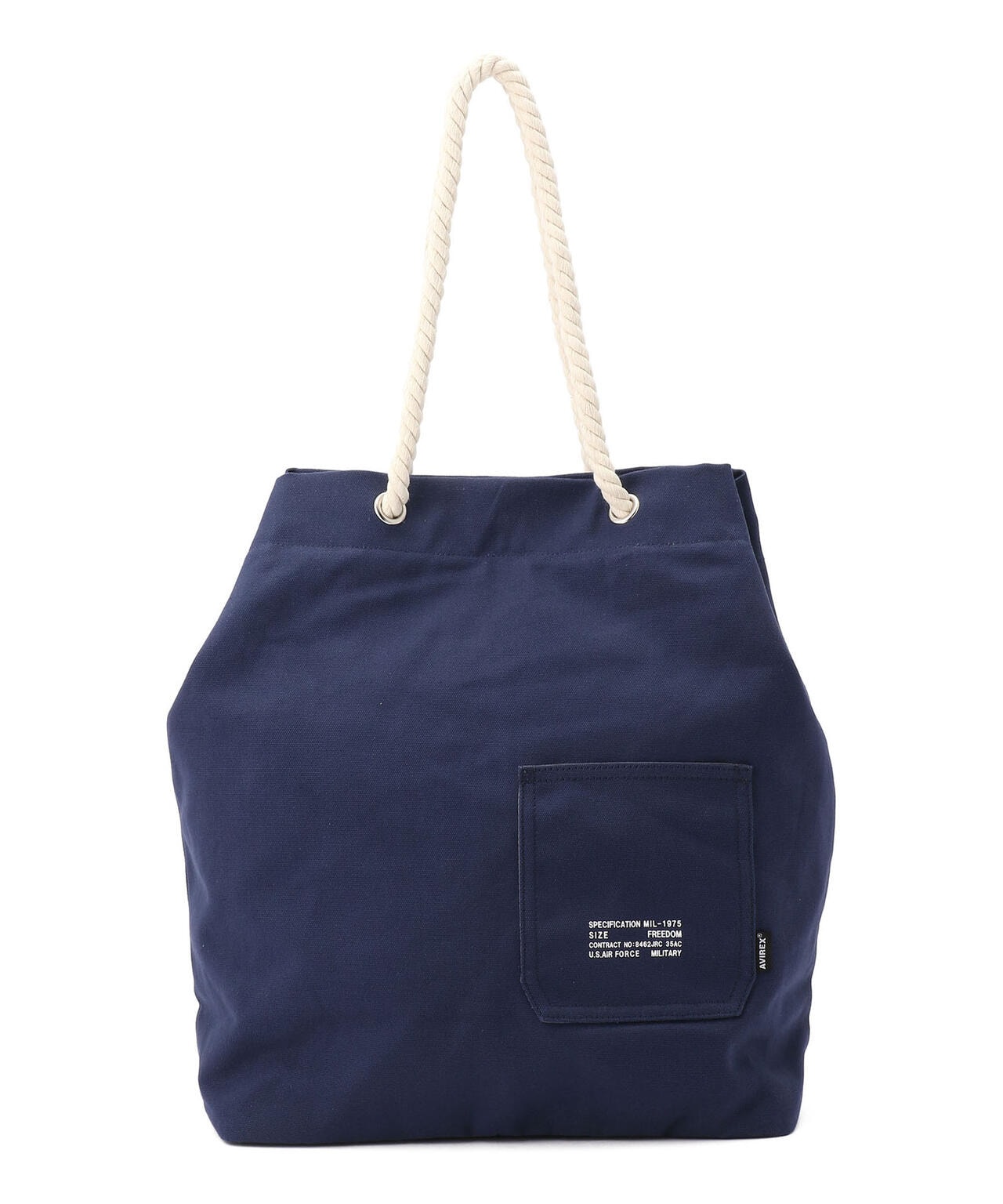 直営店限定】ネイビー エクスチェンジ ロープ トート バッグ/NAVY