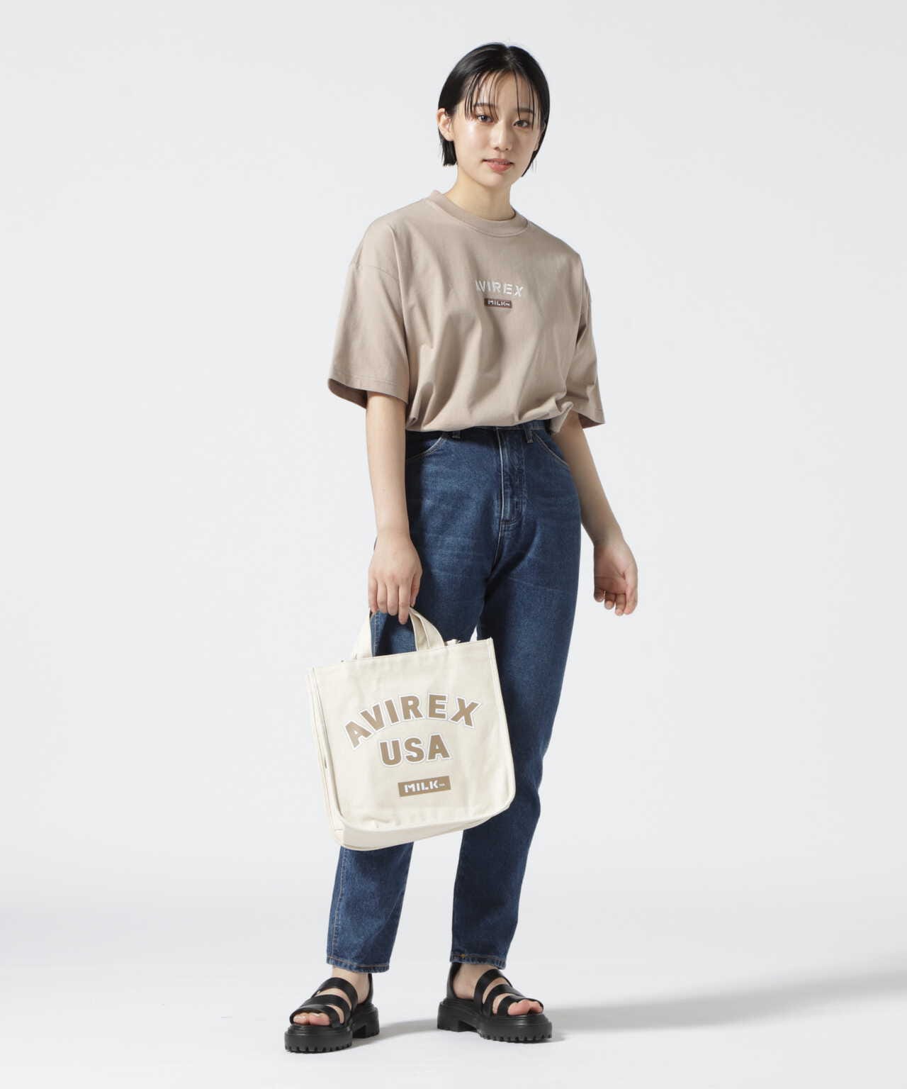 AVIREX × MILKFED.】ショルダートート バッグ / SHOULDER TOTE BAG