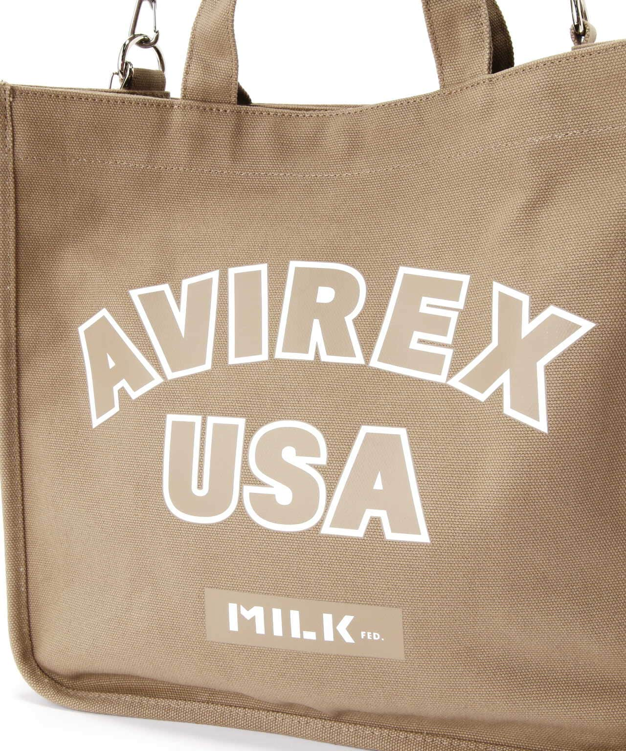 AVIREX × MILKFED.】ショルダートート バッグ / SHOULDER TOTE BAG / アヴィレックス / ミルクフェド |  AVIREX ( アヴィレックス ) | US ONLINE STORE（US オンラインストア）