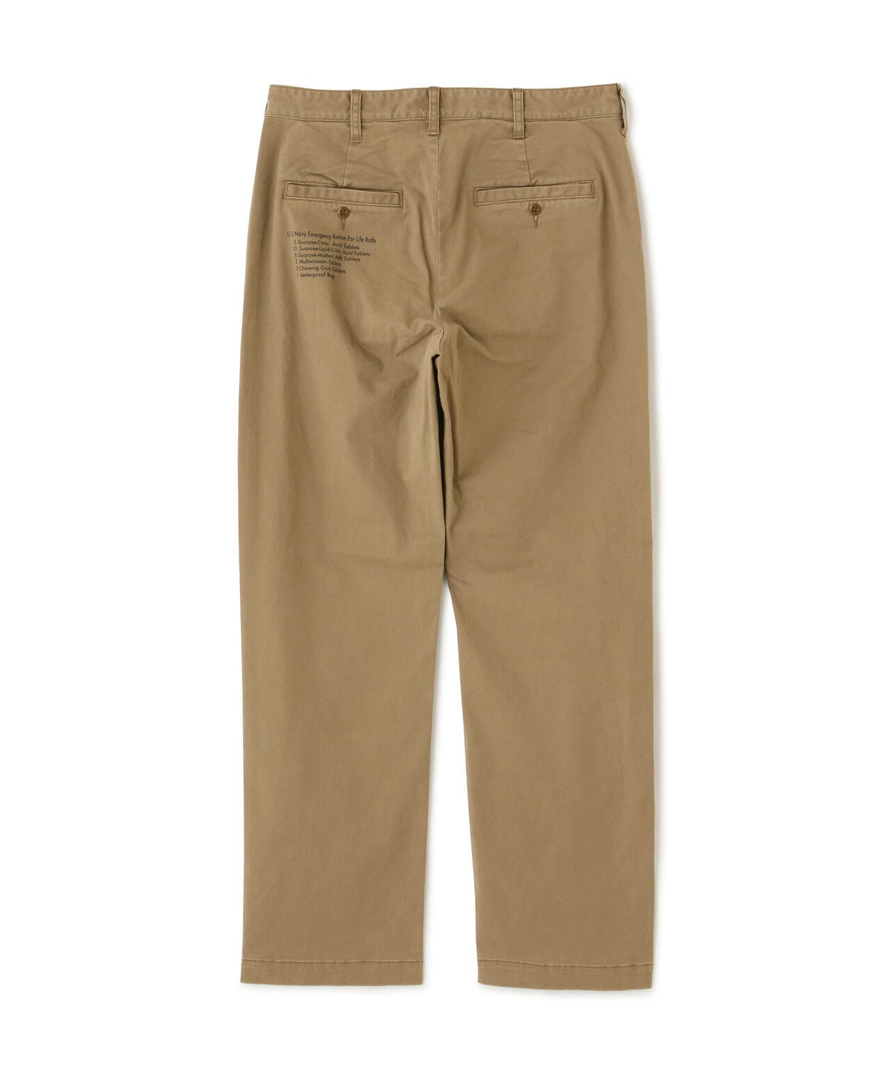 チノパンツ トムキャッター / CHINOS PANTS TOMCATTER