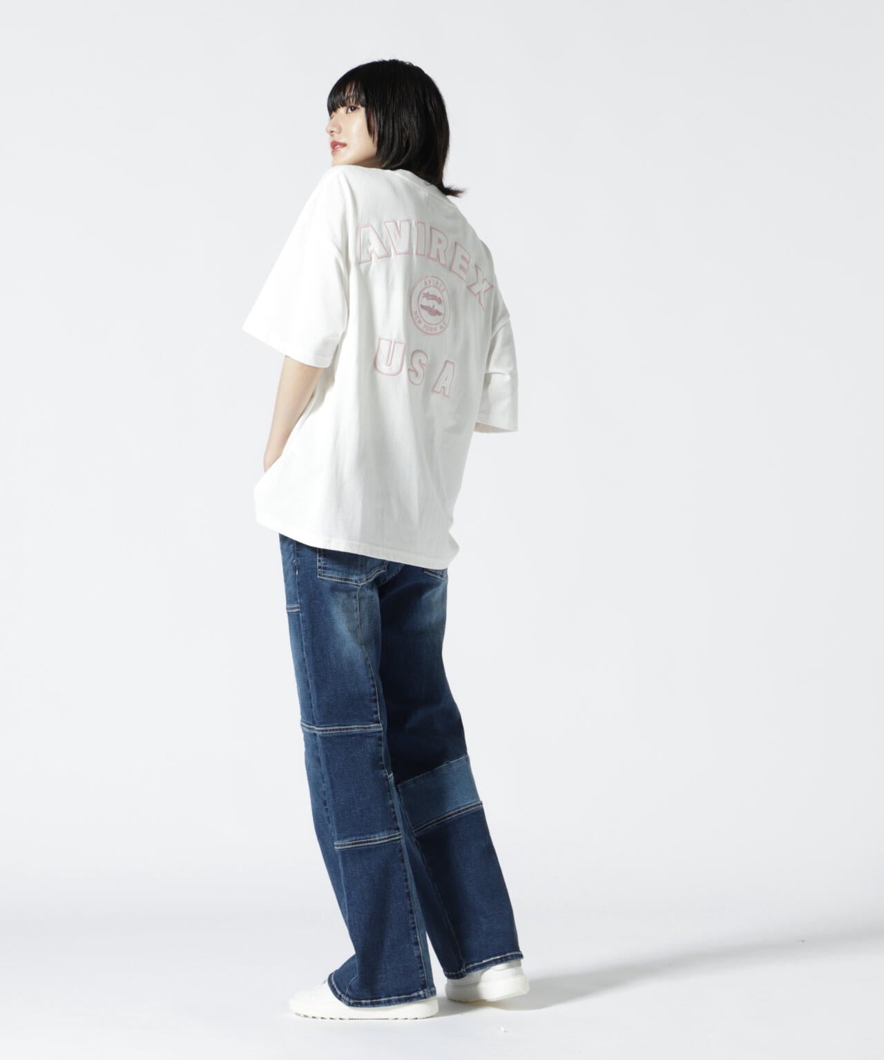 直営店限定/ REMAKE STRETCH DENIM PANTS/ リメイクストレッチデニム 