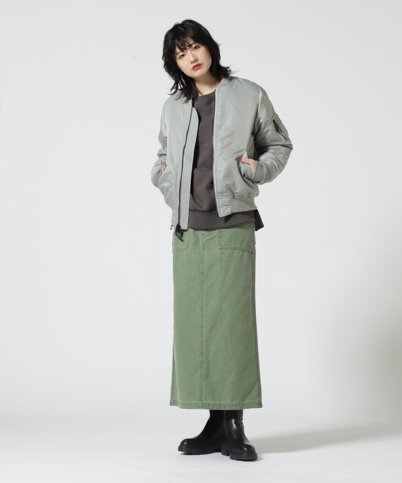 ≪WEB&DEPOT限定≫BAKER SKIRT/ ベイカースカート | AVIREX