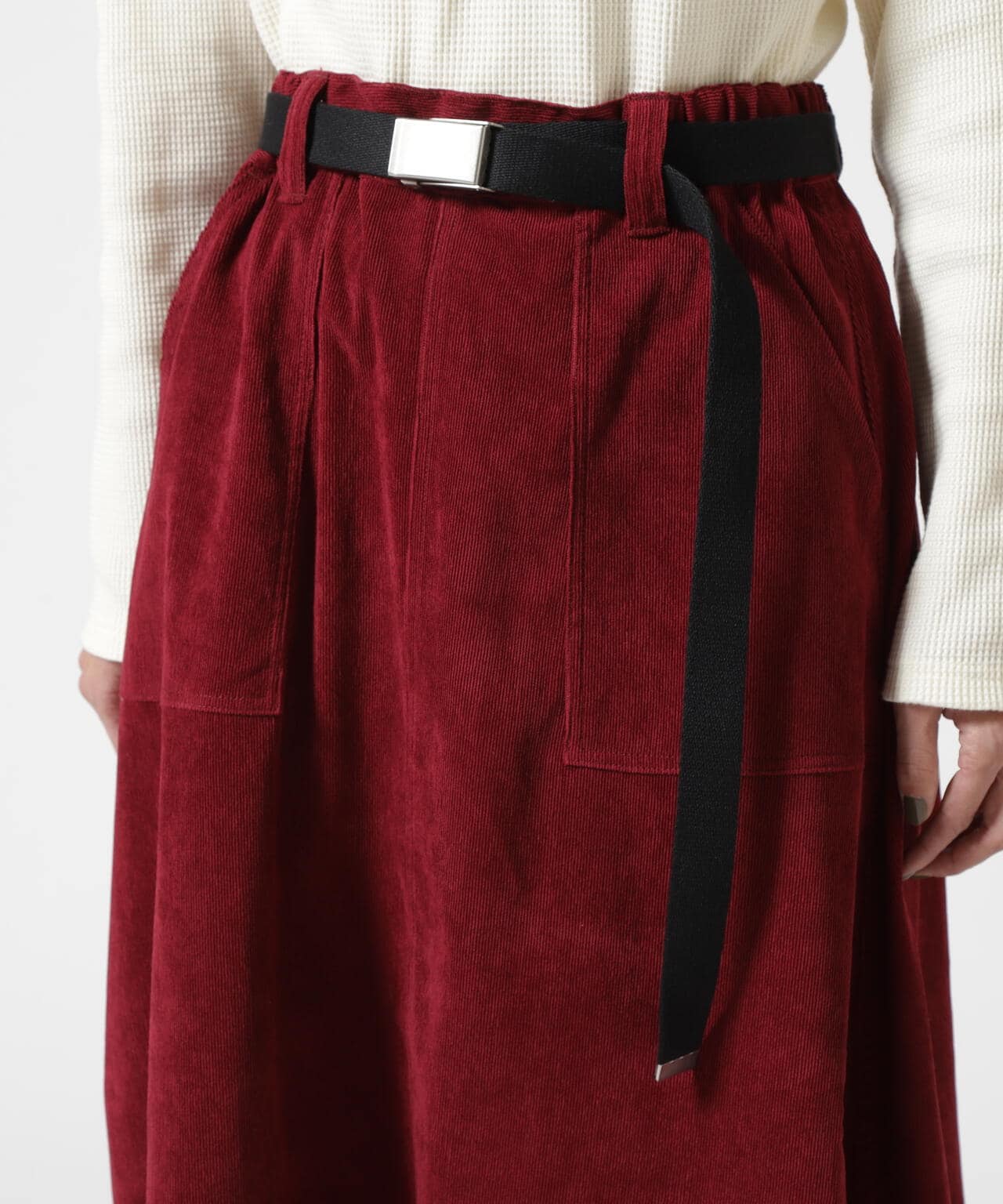 CORDUROY NARROW RIBS SKIRT/ コーデュロイ ナローリブスカート