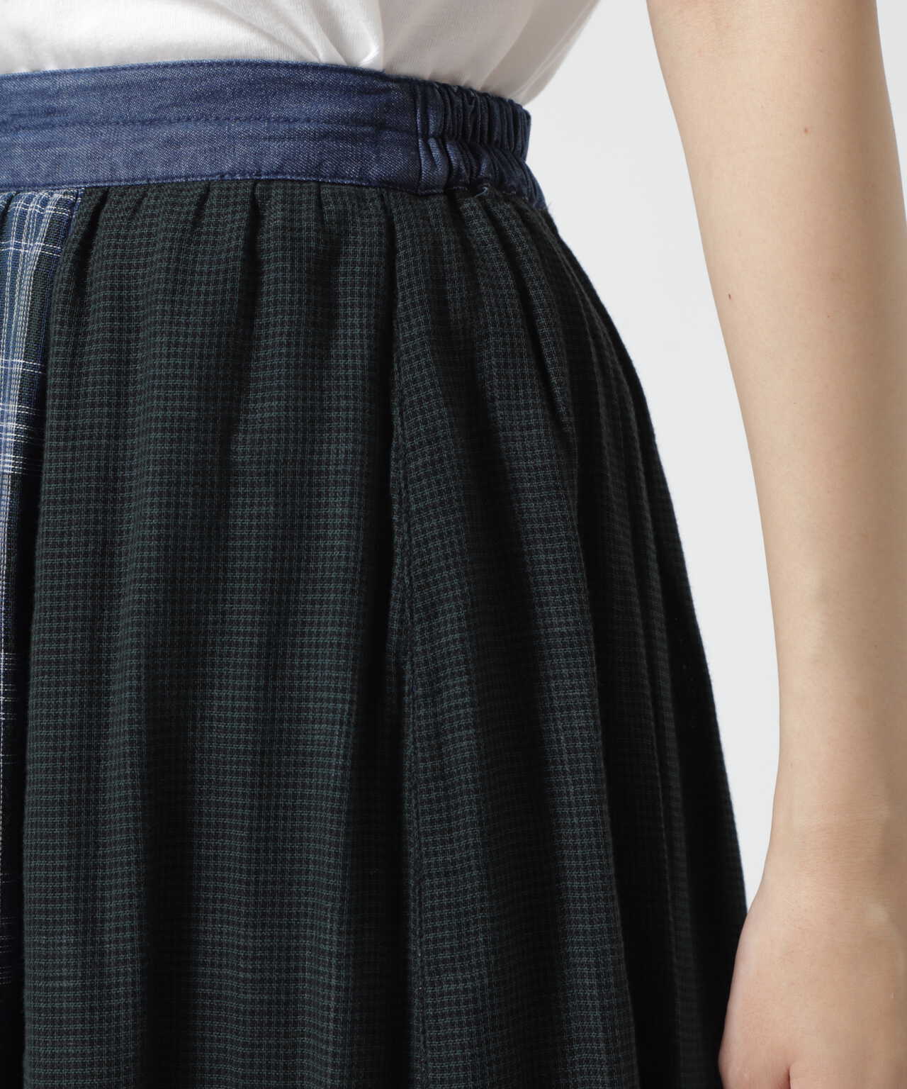 《REBUILD COLLECTION》PATCHING PLAID SKIRT/ パッチング プレイドスカート