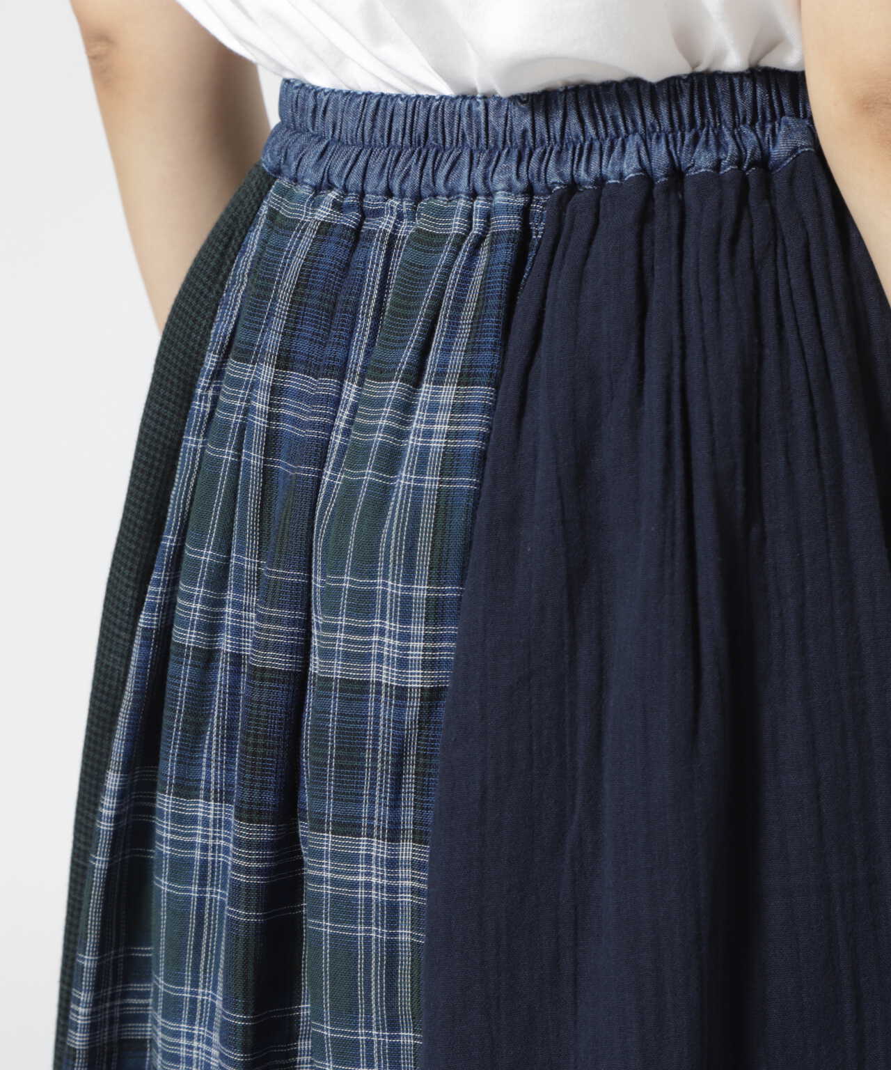 《REBUILD COLLECTION》PATCHING PLAID SKIRT/ パッチング プレイドスカート