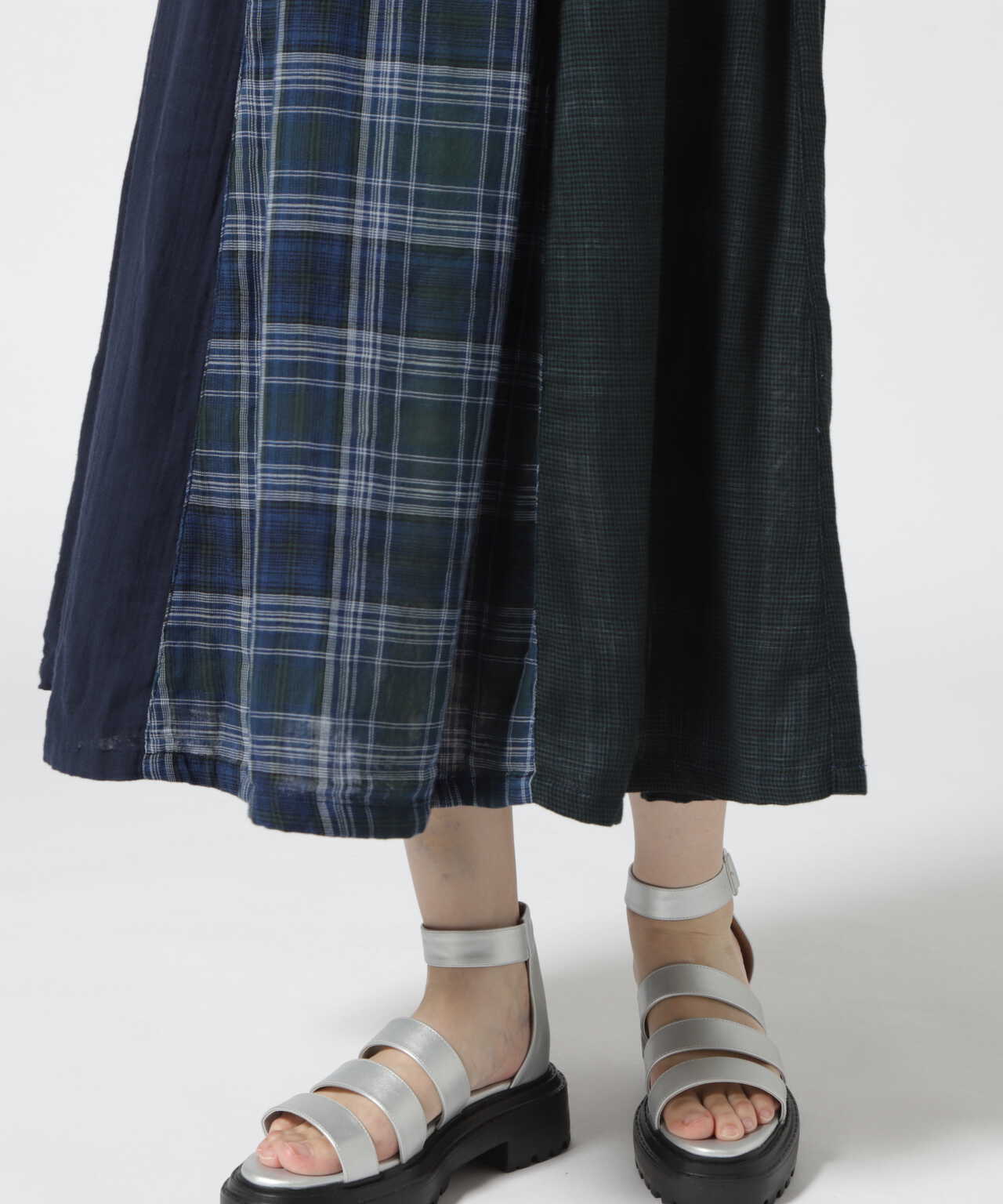 《REBUILD COLLECTION》PATCHING PLAID SKIRT/ パッチング プレイドスカート