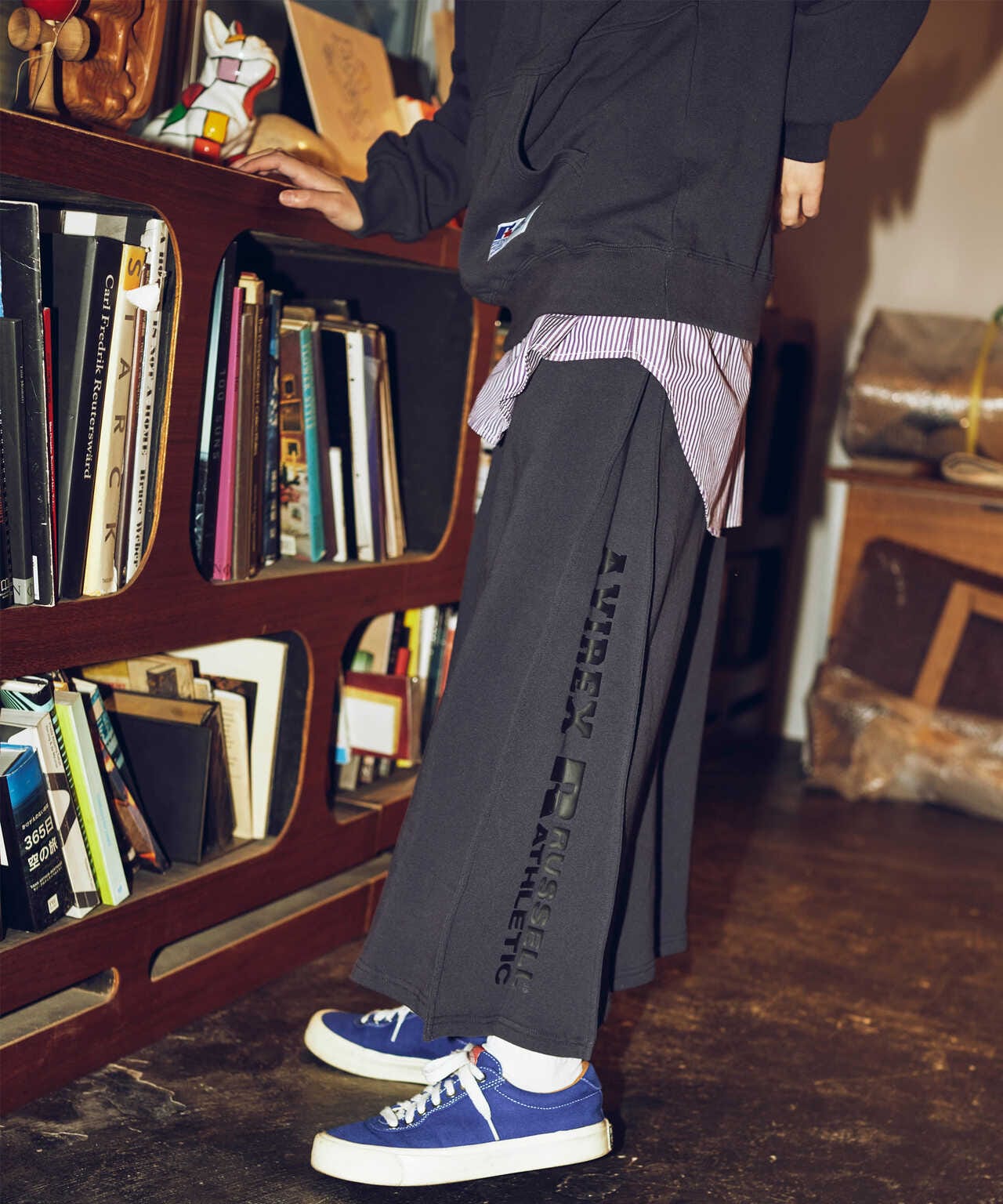 ≪RUSSELL ATHLETIC × AVIREX≫SWEAT LONG SKIRT/ スウェットロングスカート