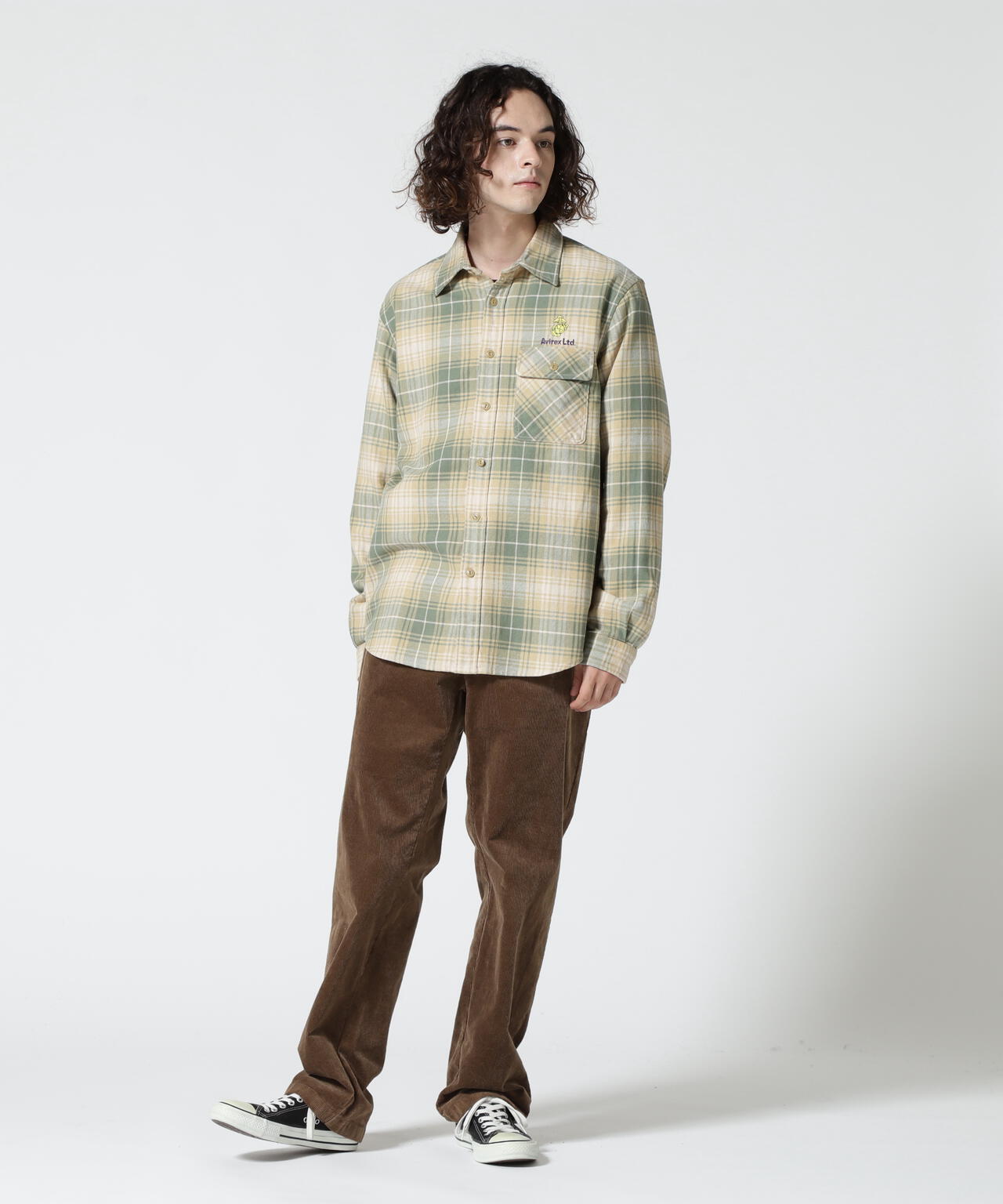 L/S CHECK SHIRT USMC / チェック シャツ USMC | AVIREX