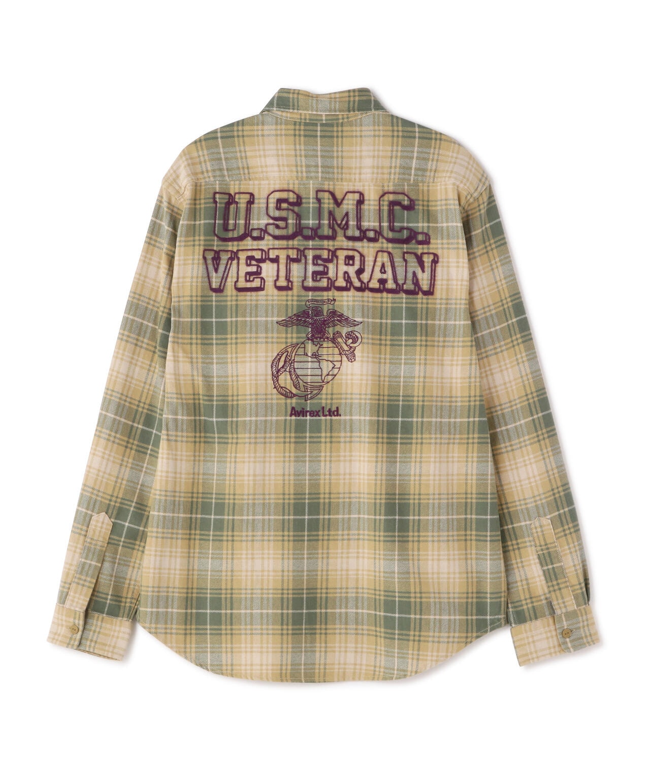 L/S CHECK SHIRT USMC / チェック シャツ USMC | AVIREX