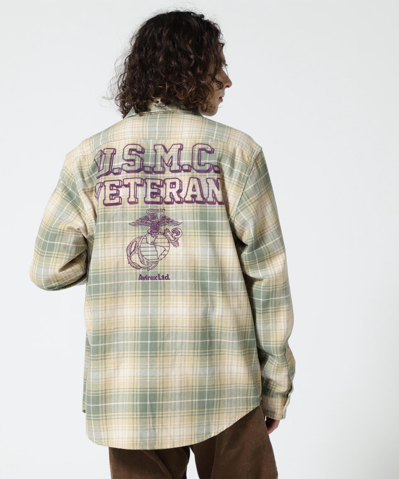 L/S CHECK SHIRT USMC / チェック シャツ USMC | AVIREX