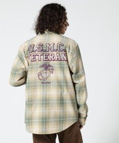 L/S CHECK SHIRT USMC / チェック シャツ USMC | AVIREX