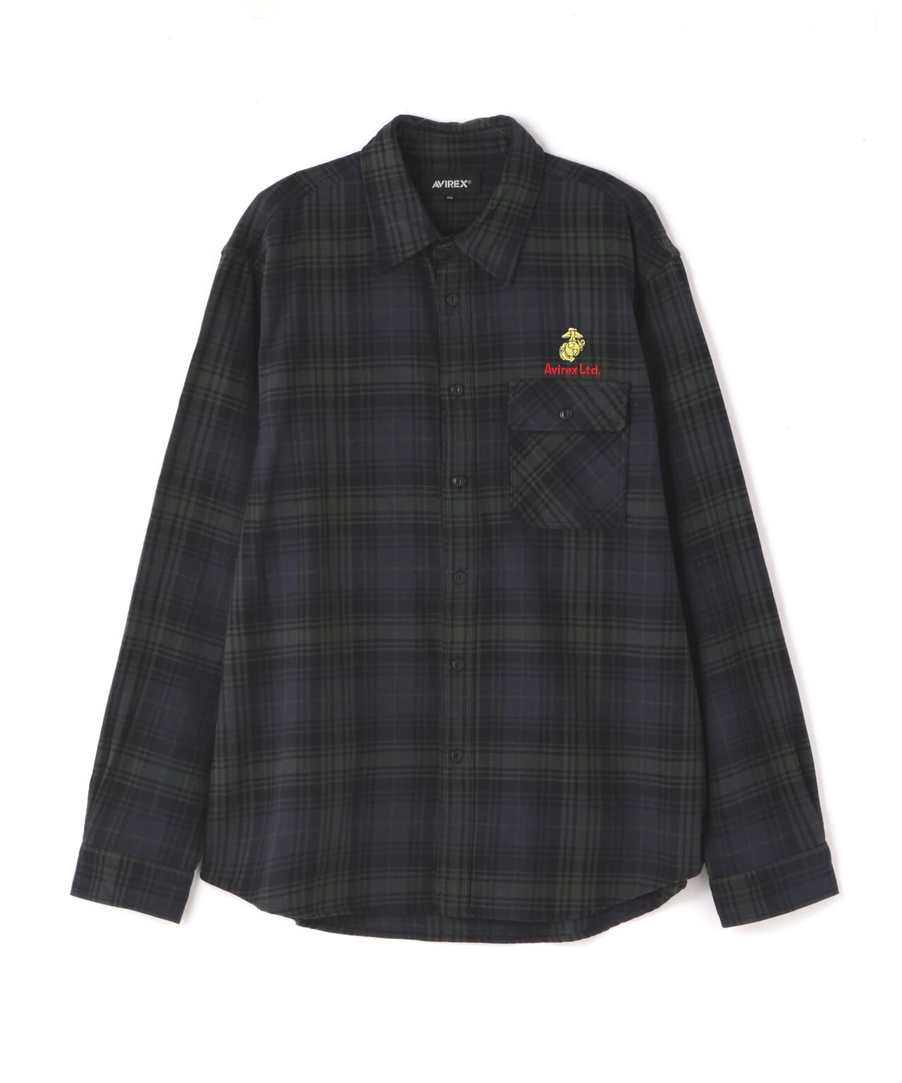 L/S CHECK SHIRT USMC / チェック シャツ USMC | AVIREX