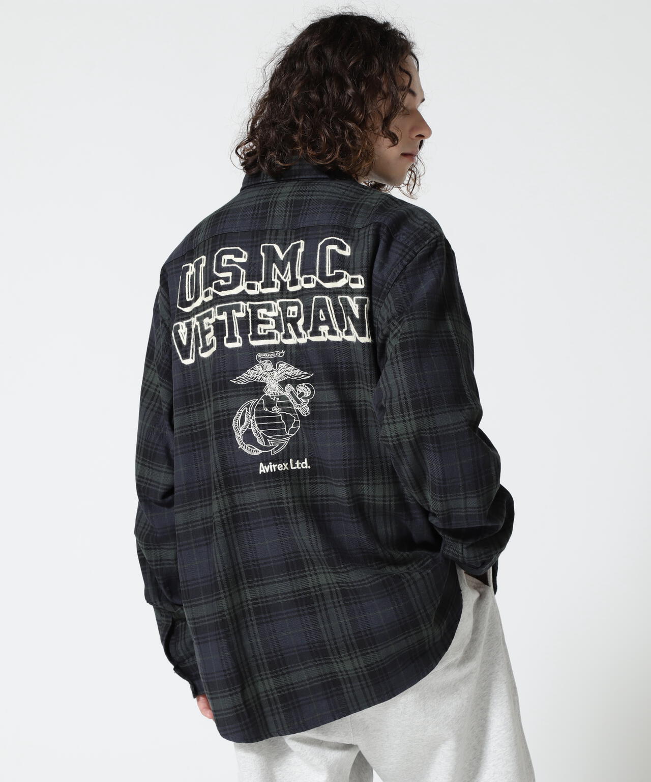 L/S CHECK SHIRT USMC / チェック シャツ USMC | AVIREX